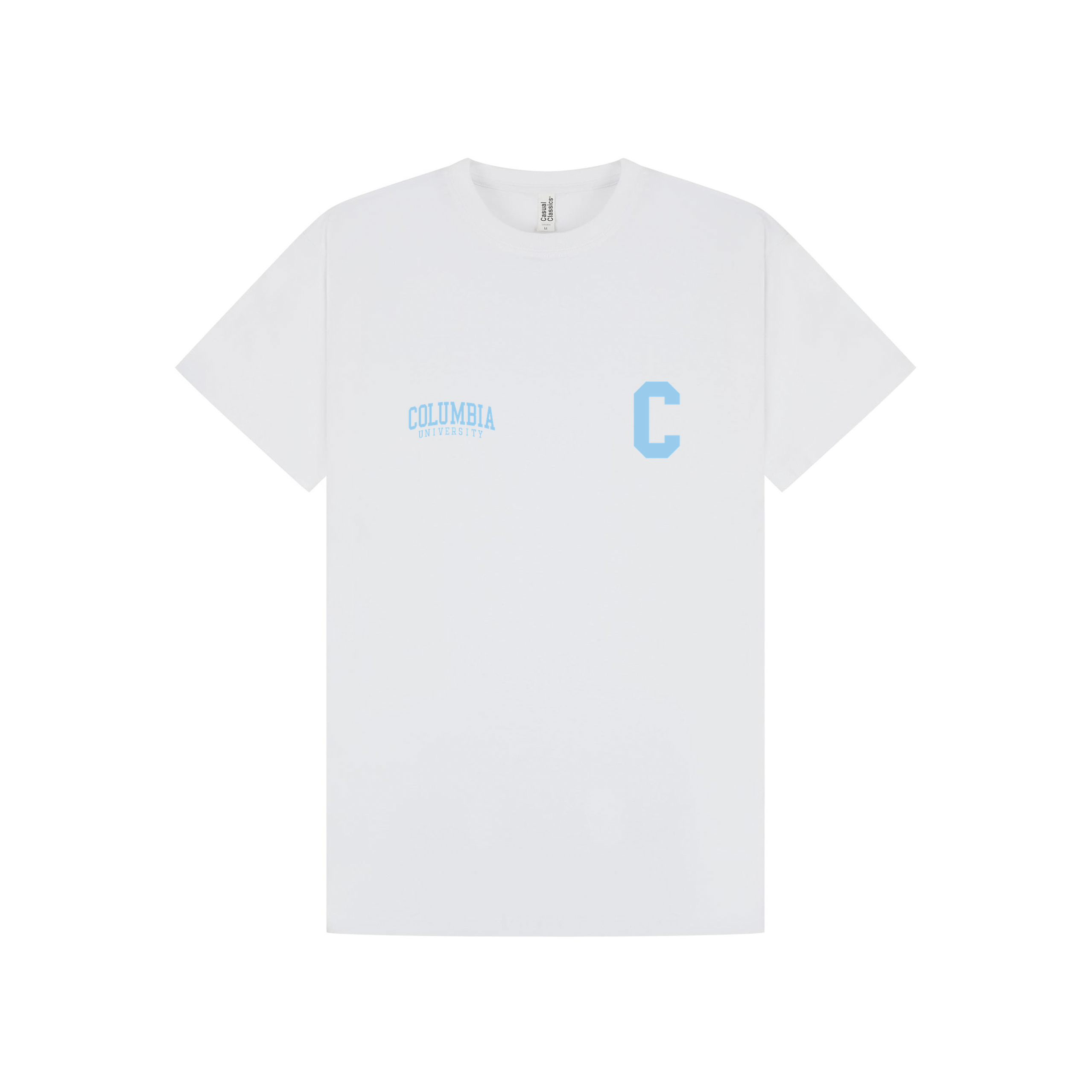 White Printed T-shirt Front
