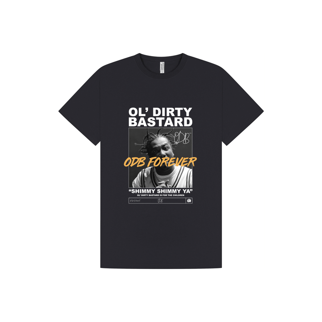 Navy Printed T-shirt Front