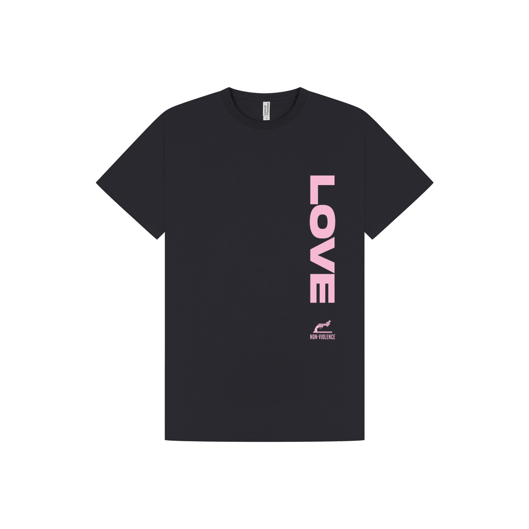 Navy Printed T-shirt Front