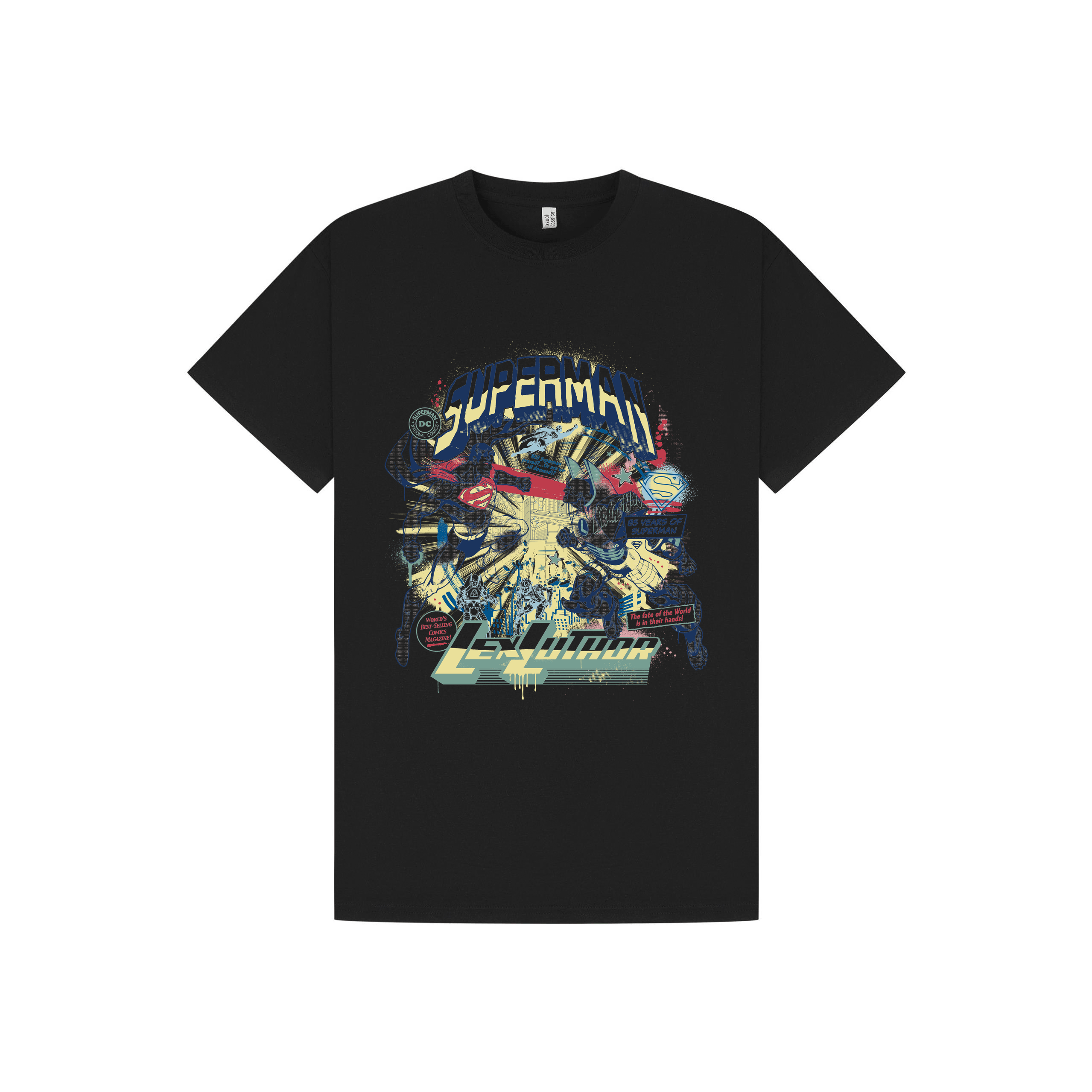 Black Printed T-shirt Front