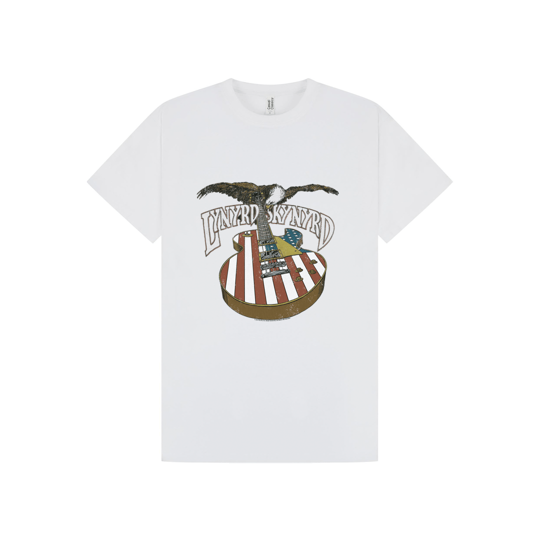 White Printed T-shirt Front