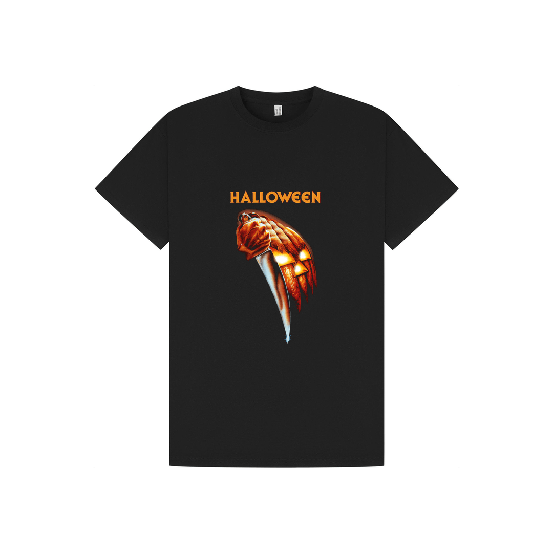 Black Printed T-shirt Front