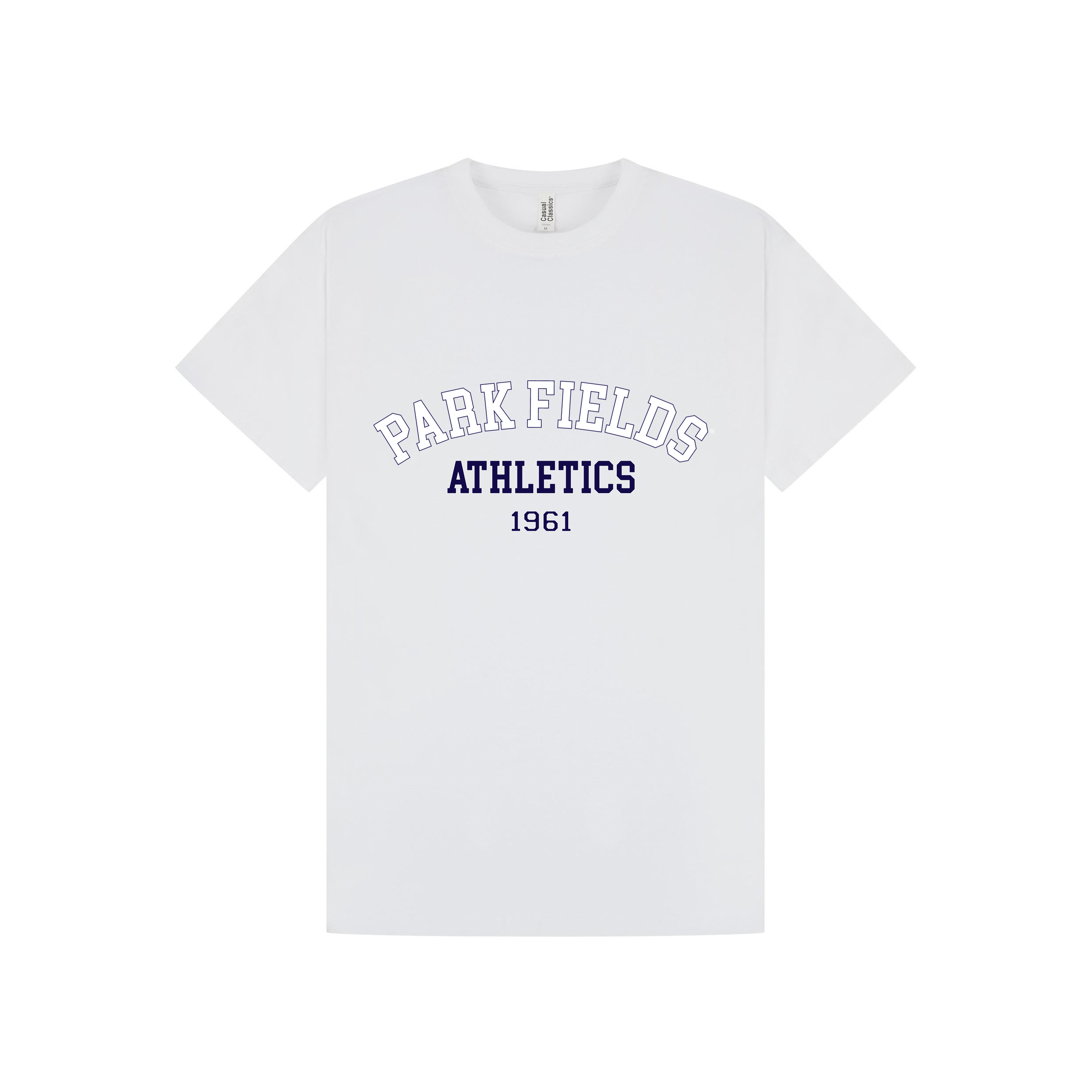 White Printed T-shirt Front