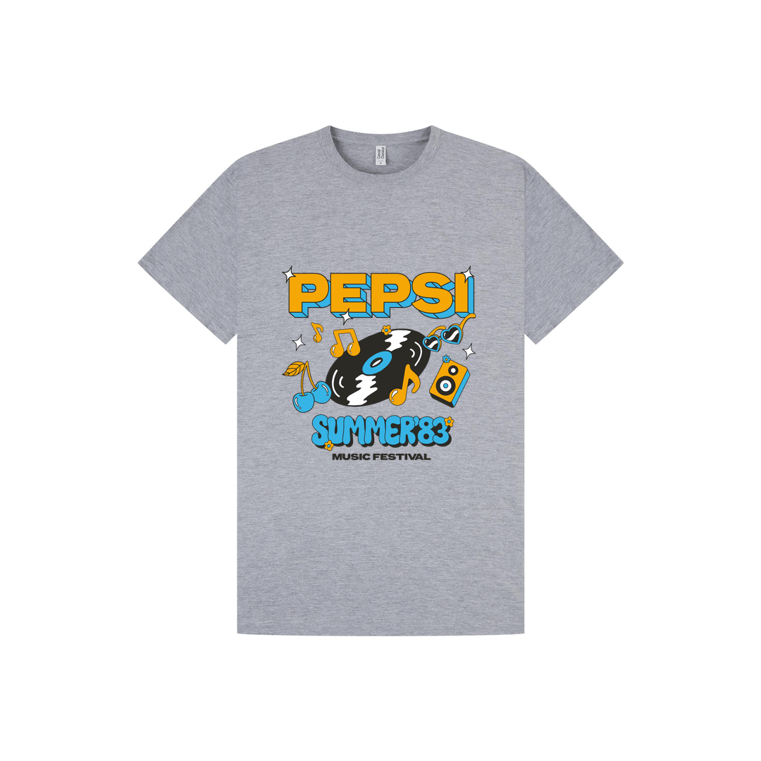 Heather Printed T-shirt Front