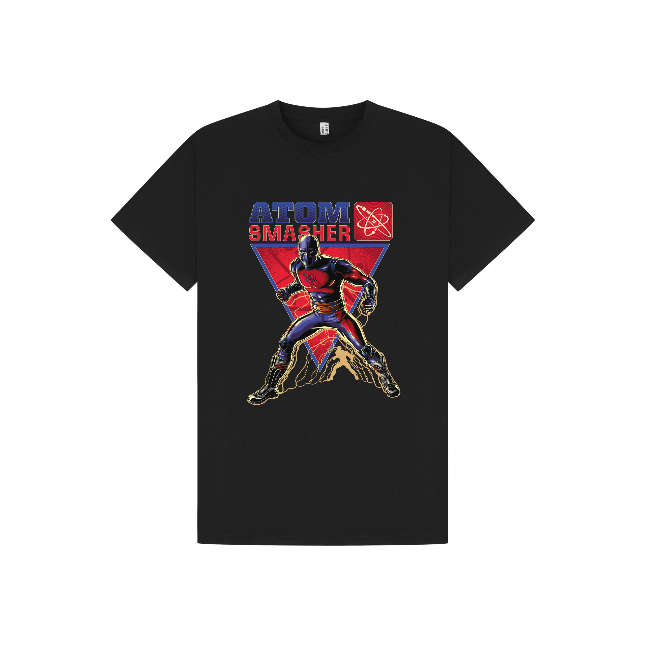 Black Printed T-shirt Front