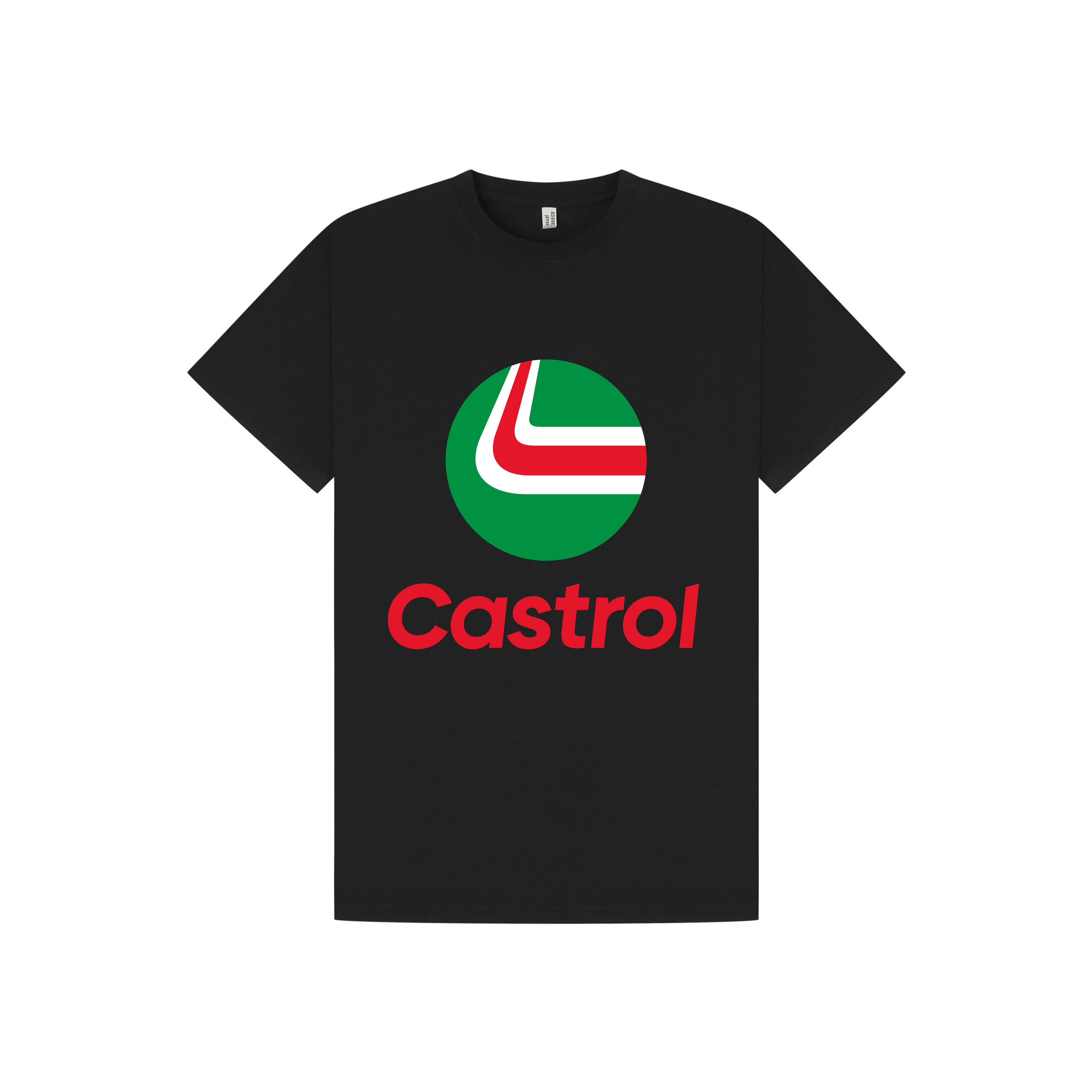 Black Printed T-shirt Front