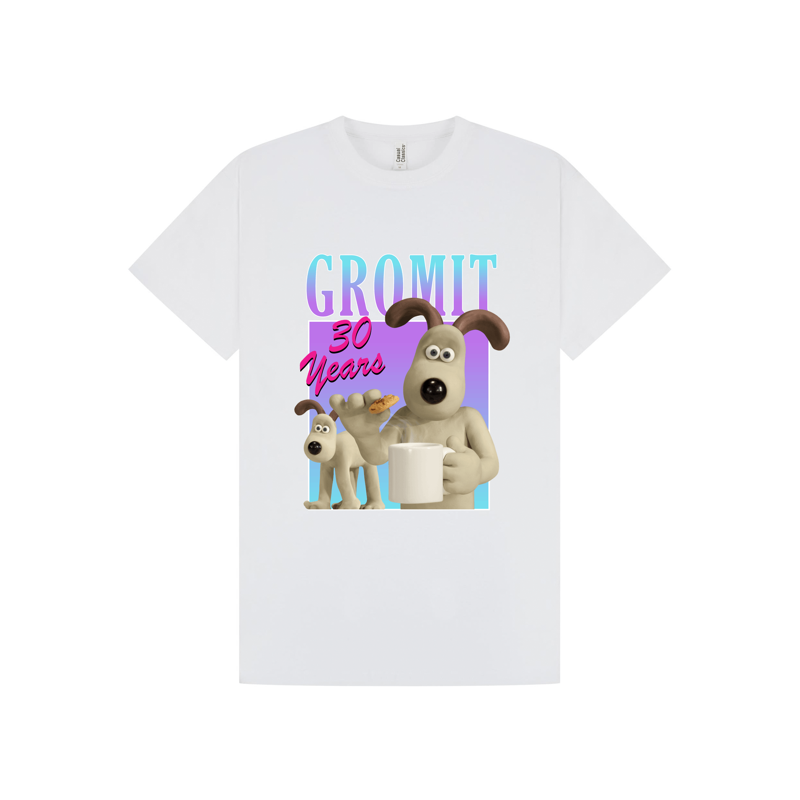 White Printed T-shirt Front