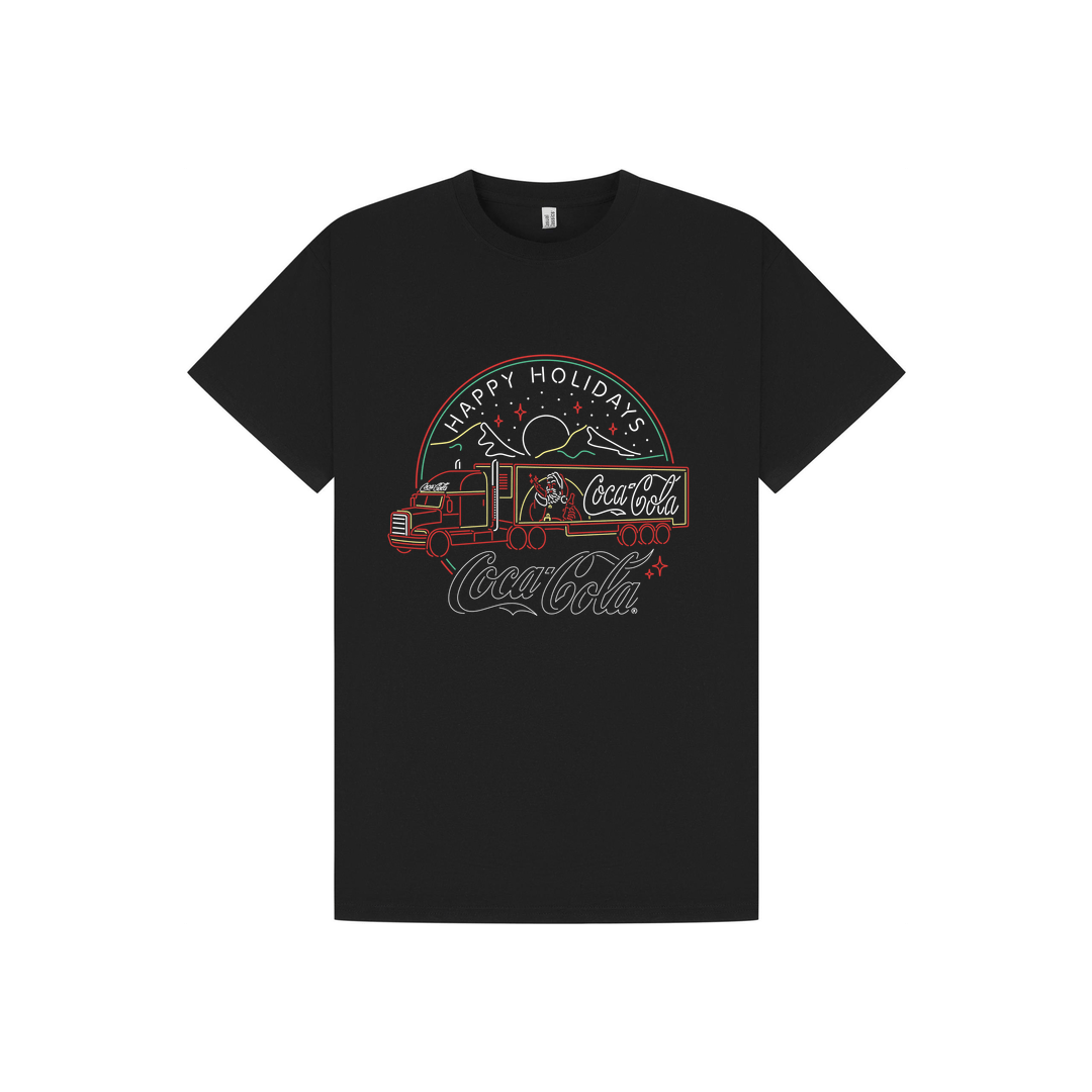 Black Printed T-shirt Front