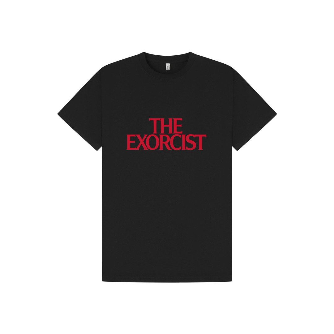 Black Printed T-shirt Front