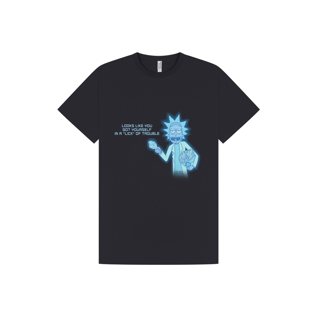 Navy Printed T-shirt Front