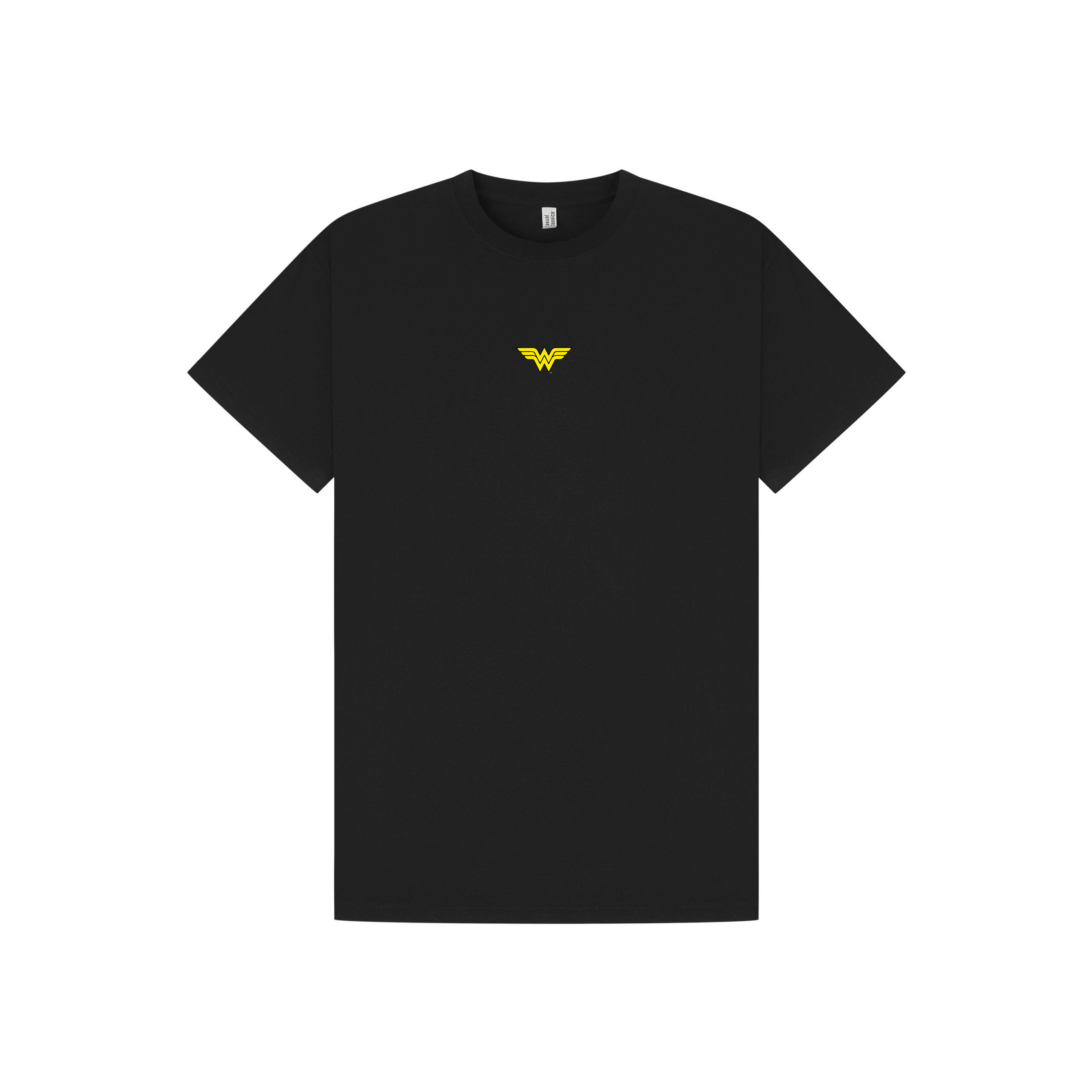 Black Printed T-shirt Front