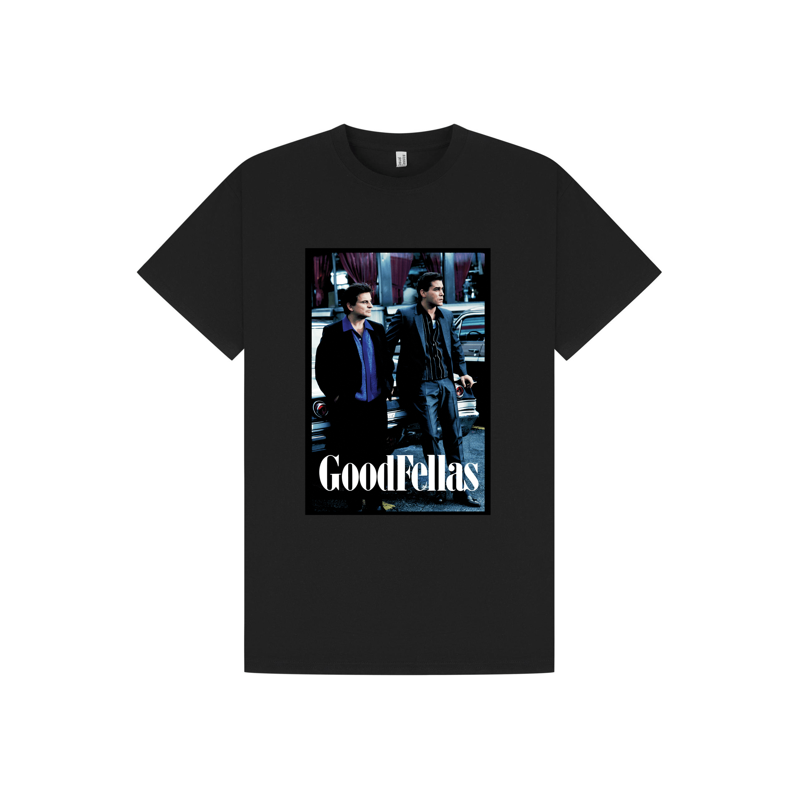 Black Printed T-shirt Front