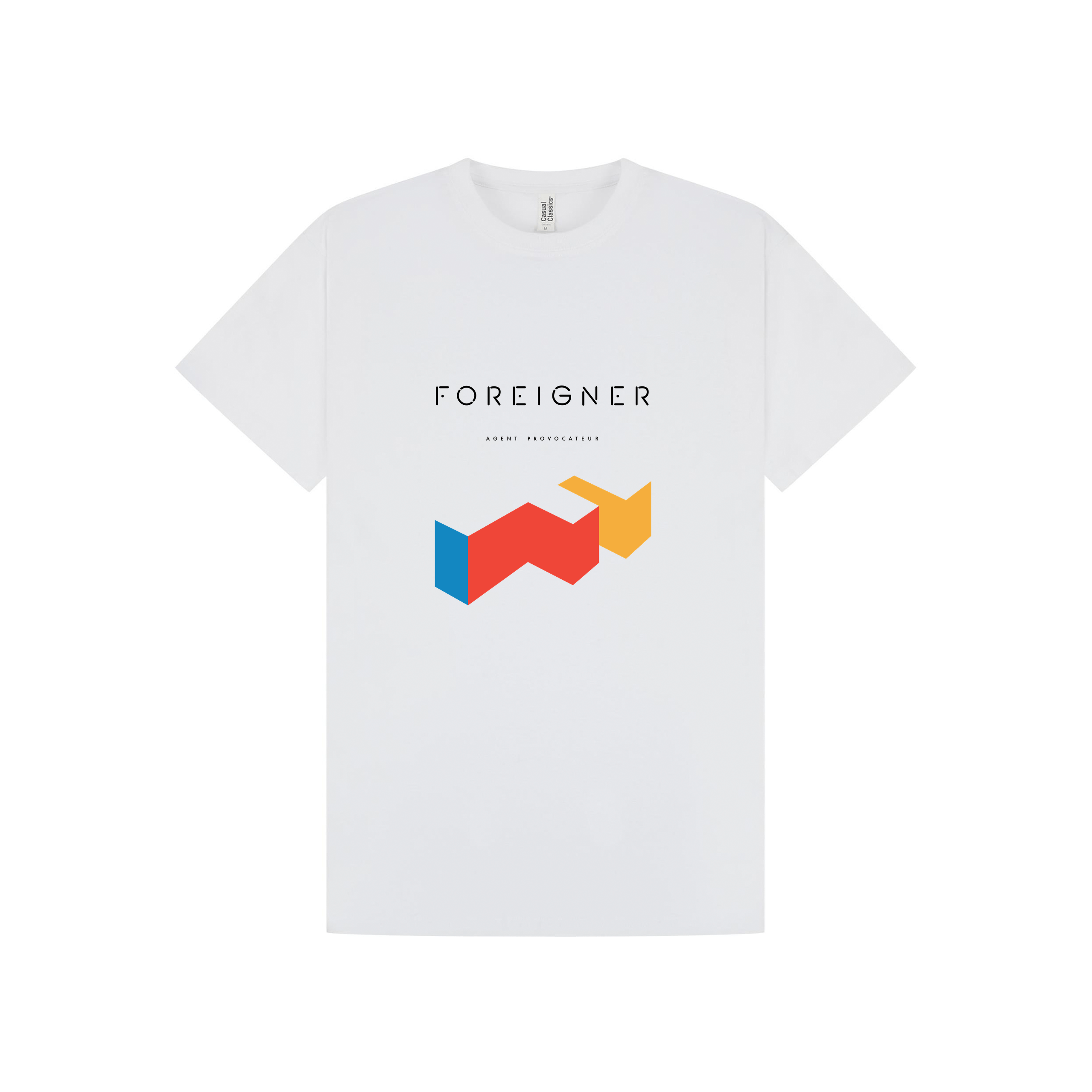 White Printed T-shirt Front