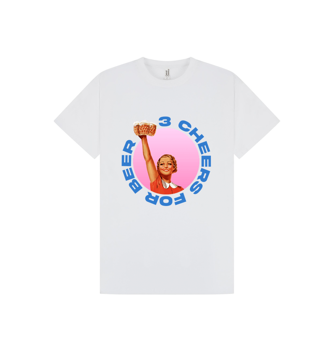 White Printed T-shirt Front