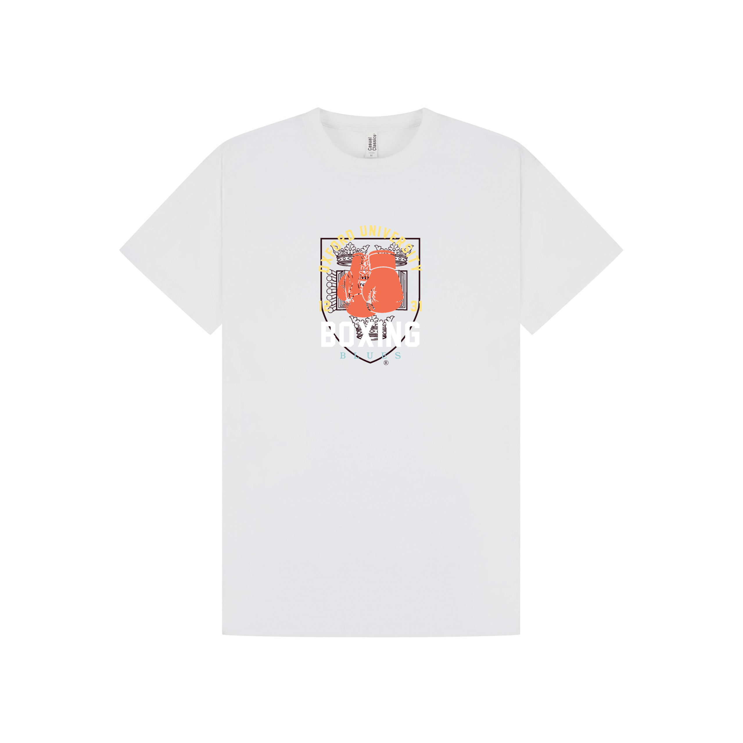 White Printed T-shirt Front