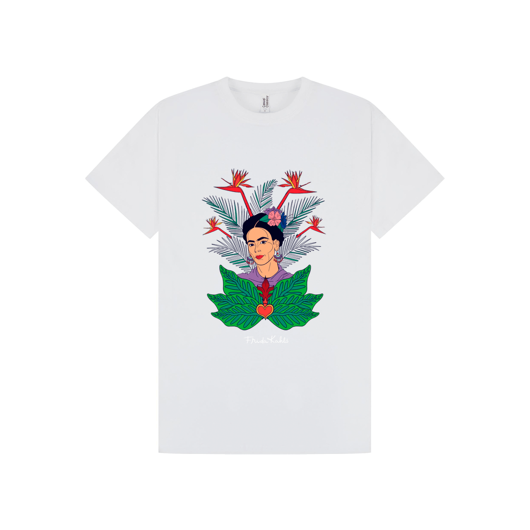 White Printed T-shirt Front