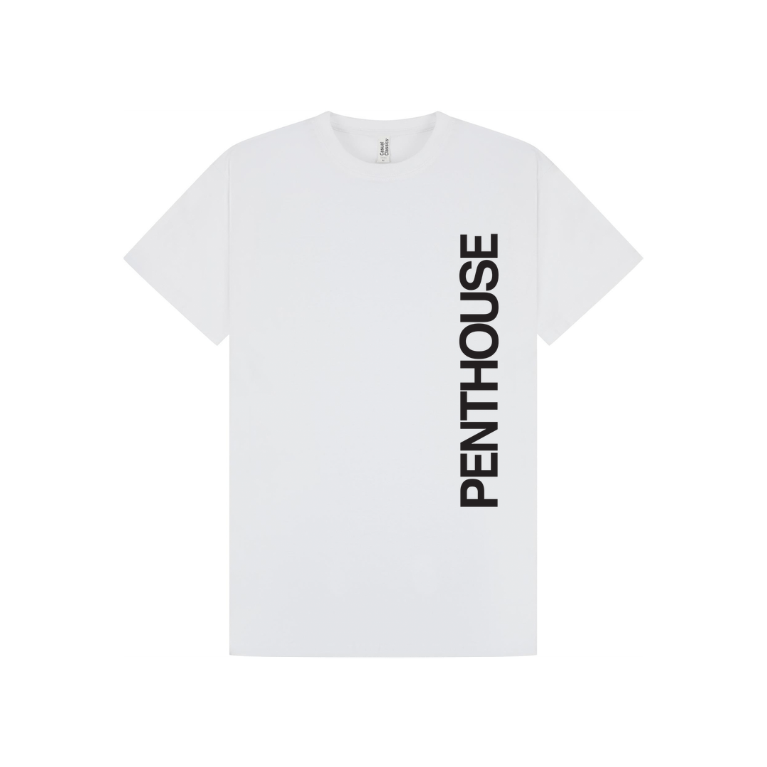 White Printed T-shirt Front