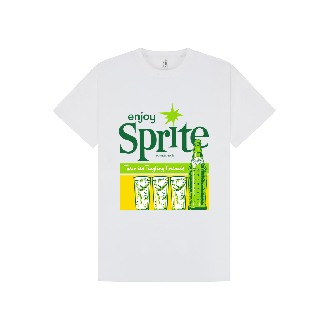 White Printed T-shirt Front