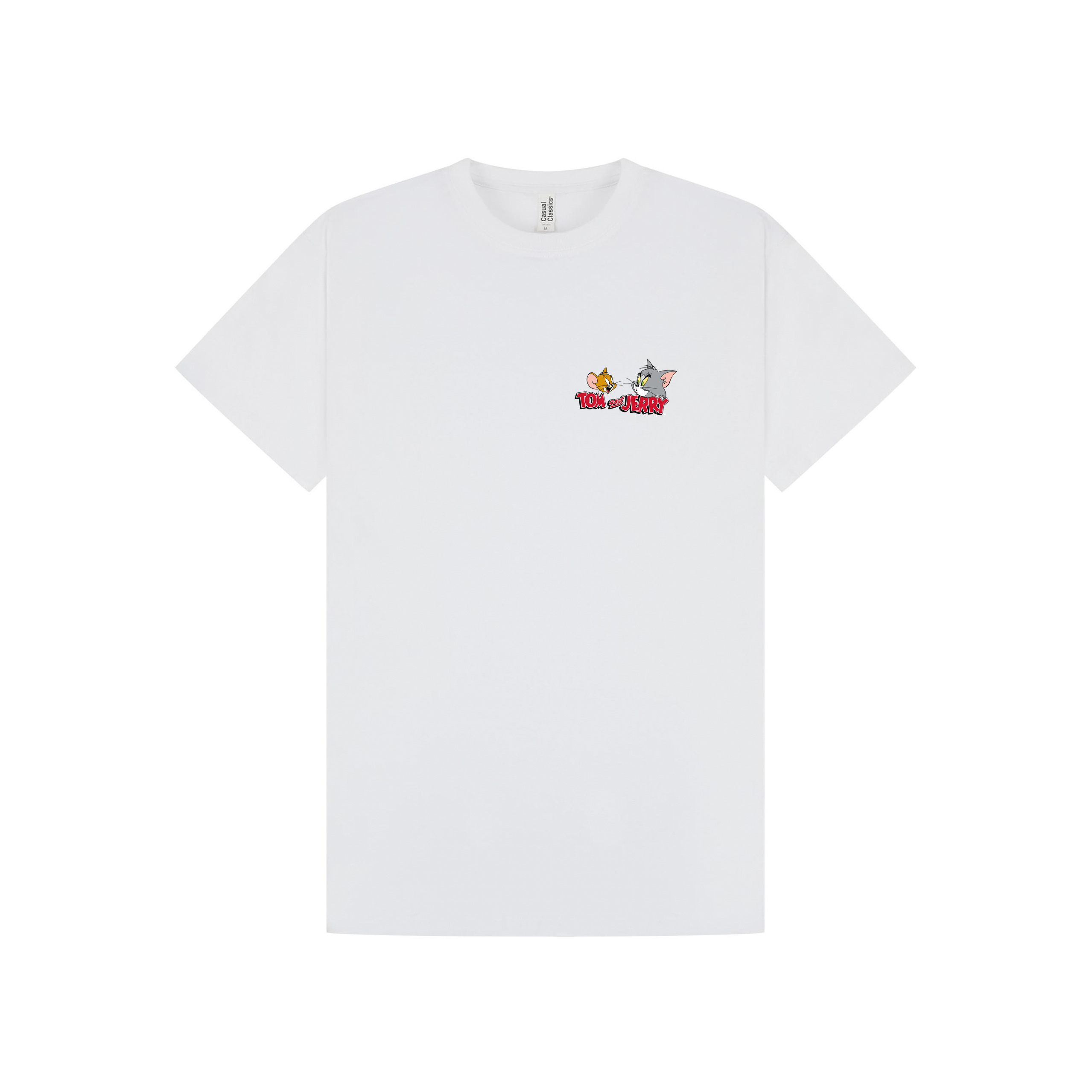 White Printed T-shirt Front