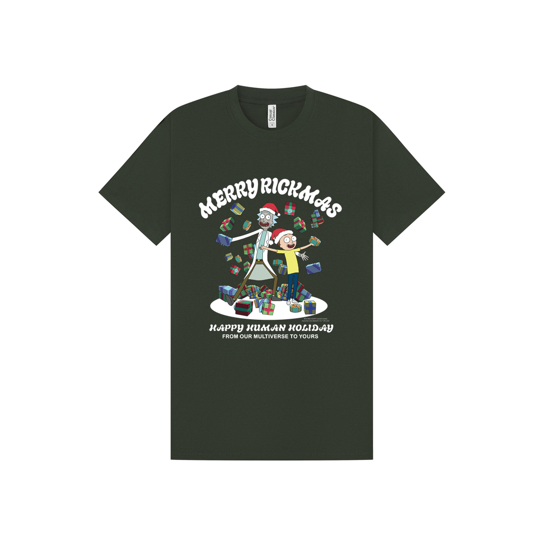 Forest Green Printed T-shirt Front