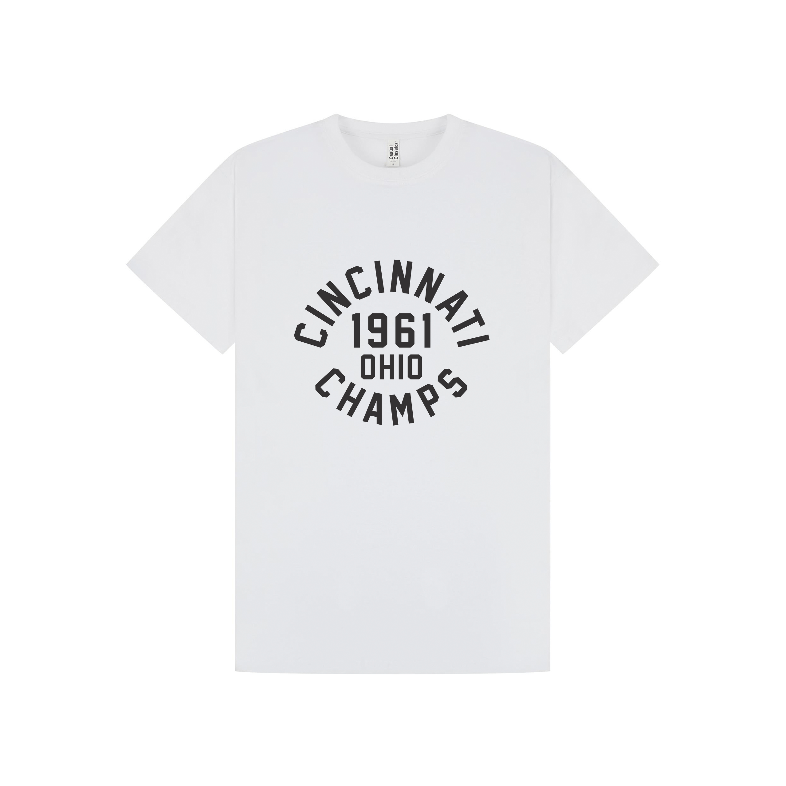 White Printed T-shirt Front