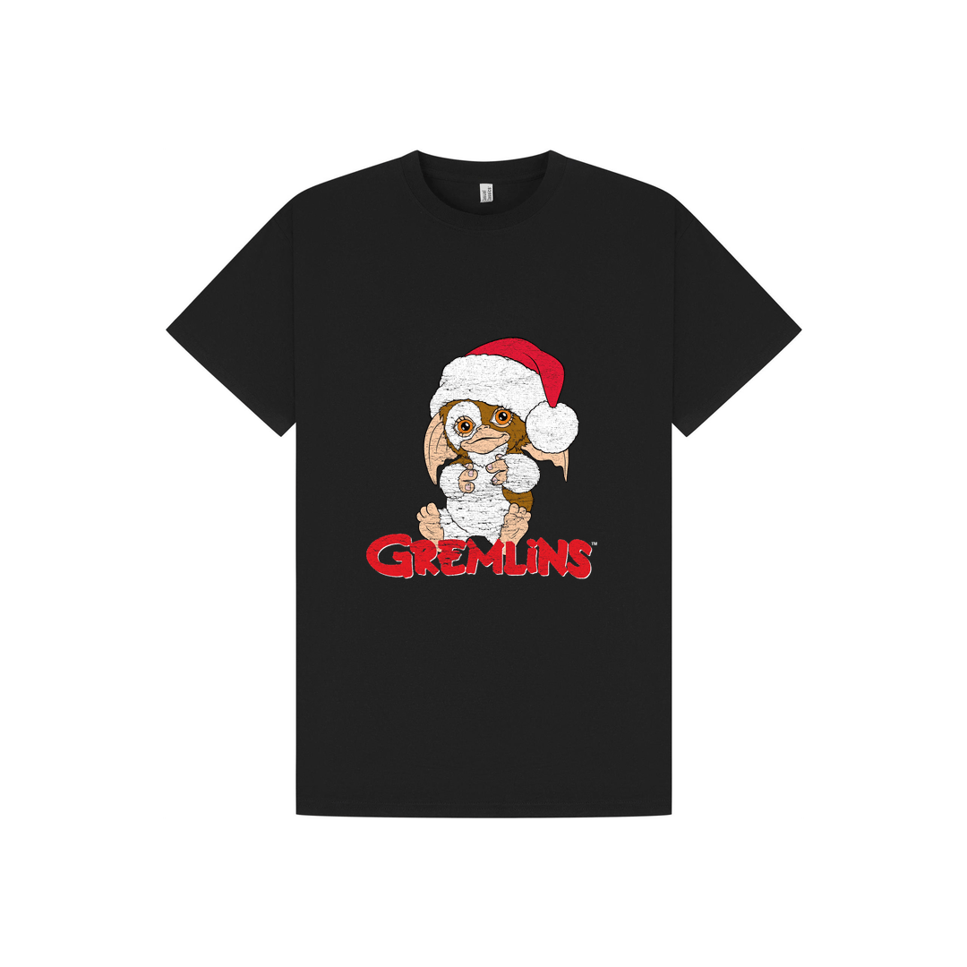 Black Printed T-shirt Front