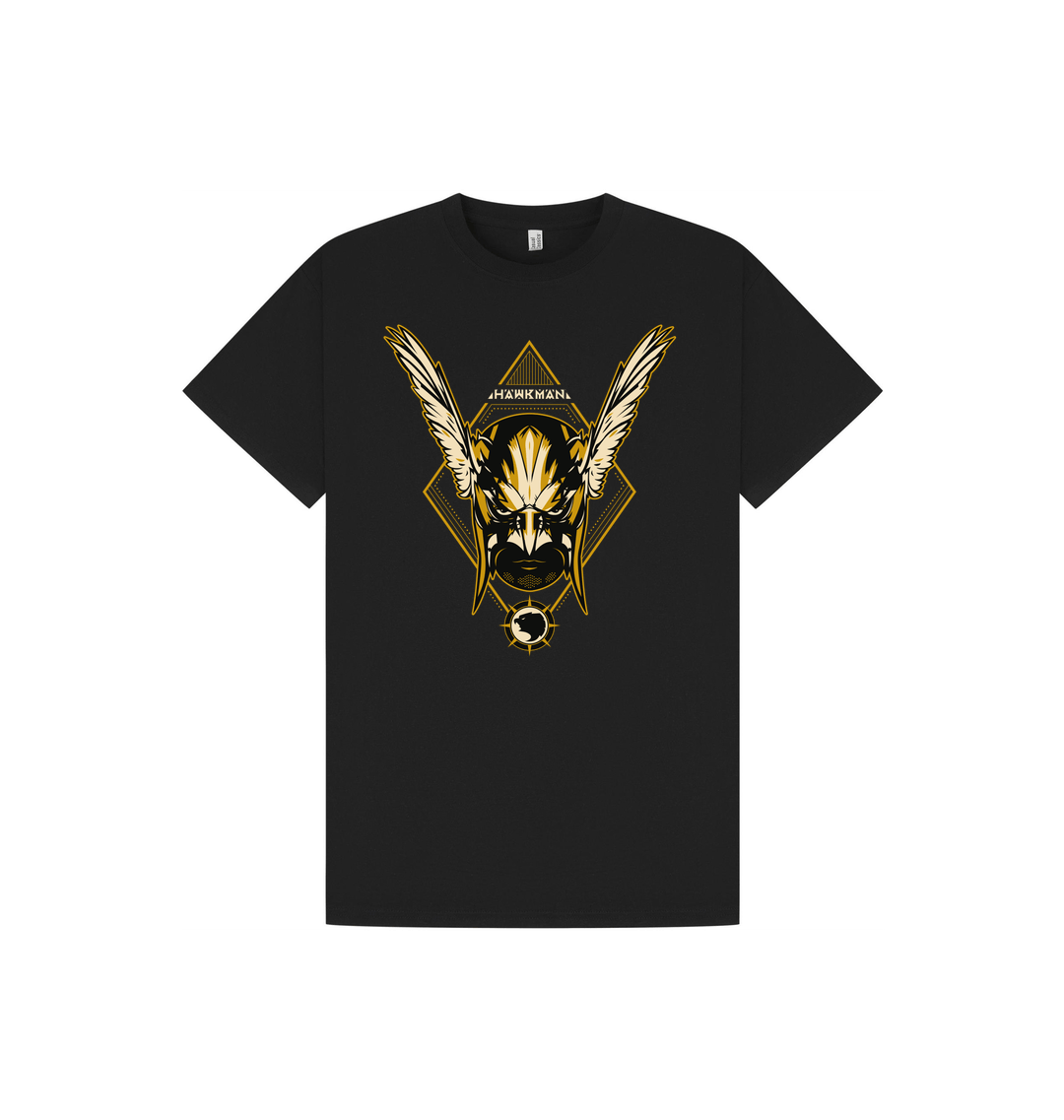 Black Printed T-shirt Front