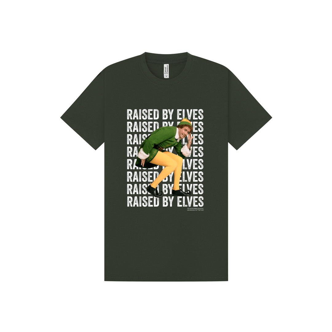 Forest Green Printed T-shirt Front