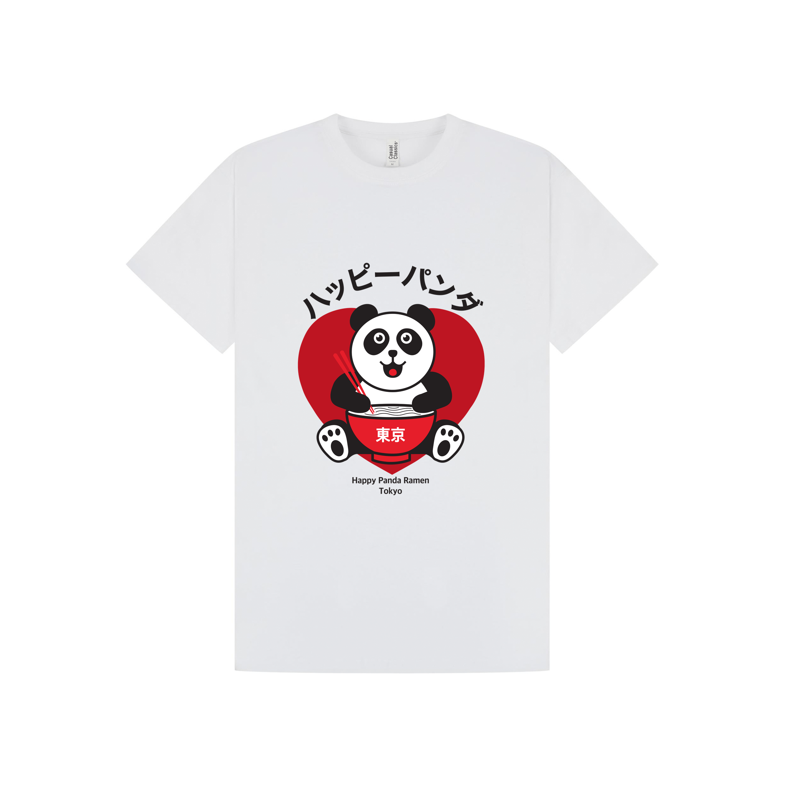 White Printed T-shirt Front