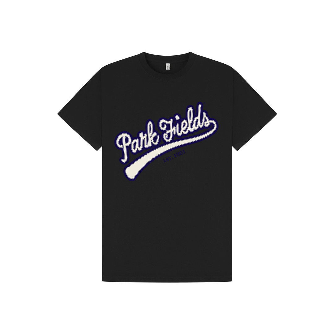 Black Printed T-shirt Front