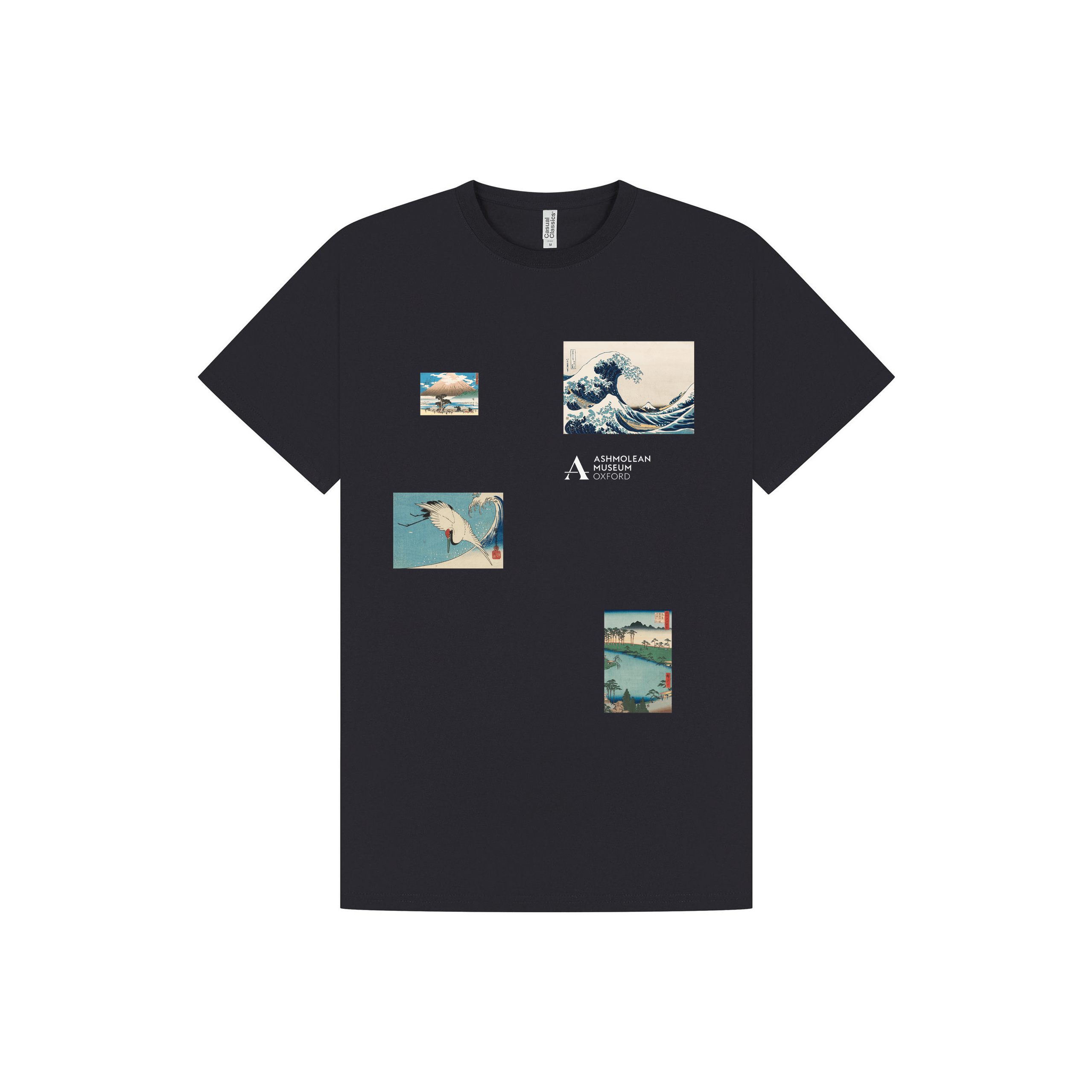 Navy Printed T-shirt Front