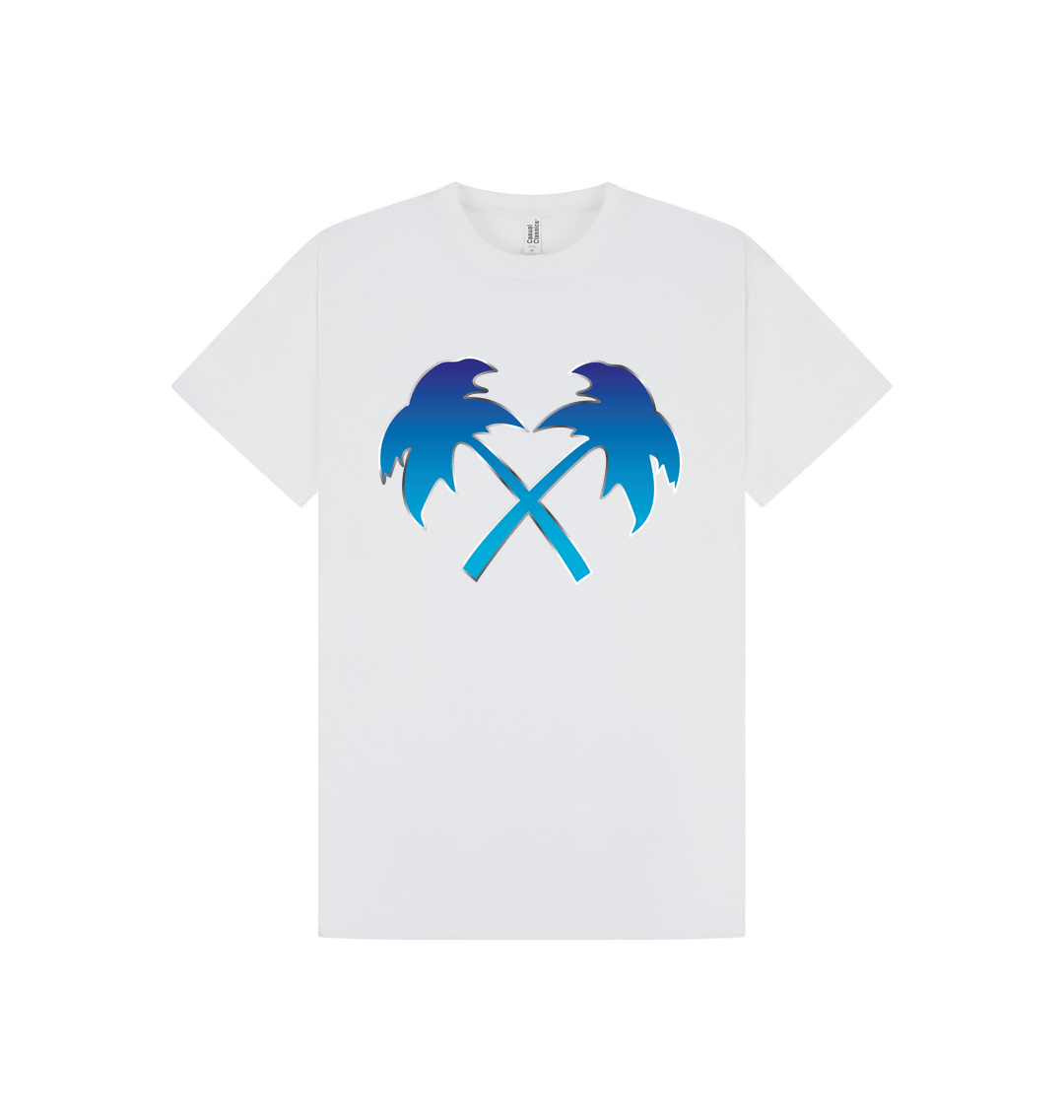 White Printed T-shirt Front