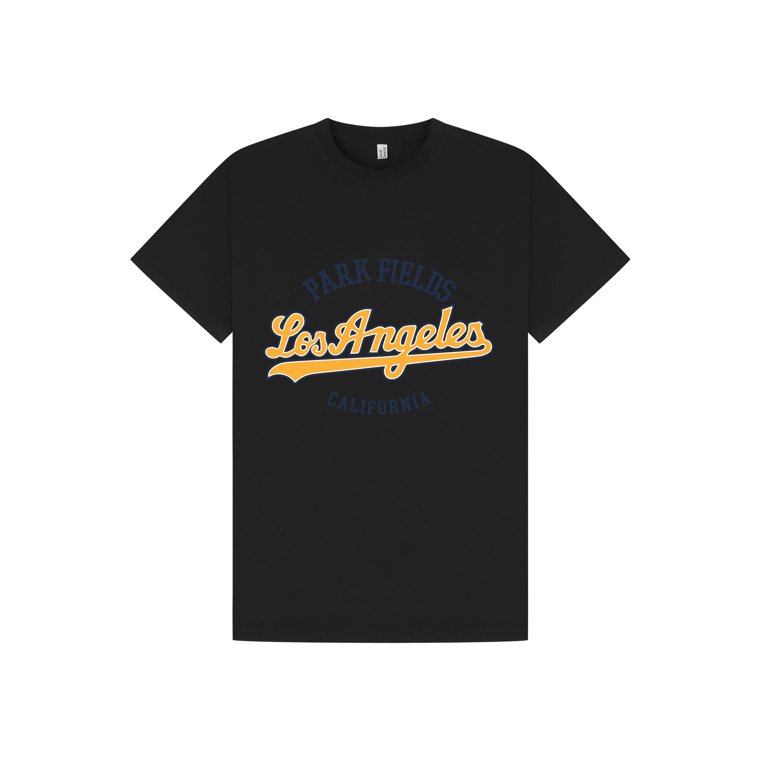 Black Printed T-shirt Front