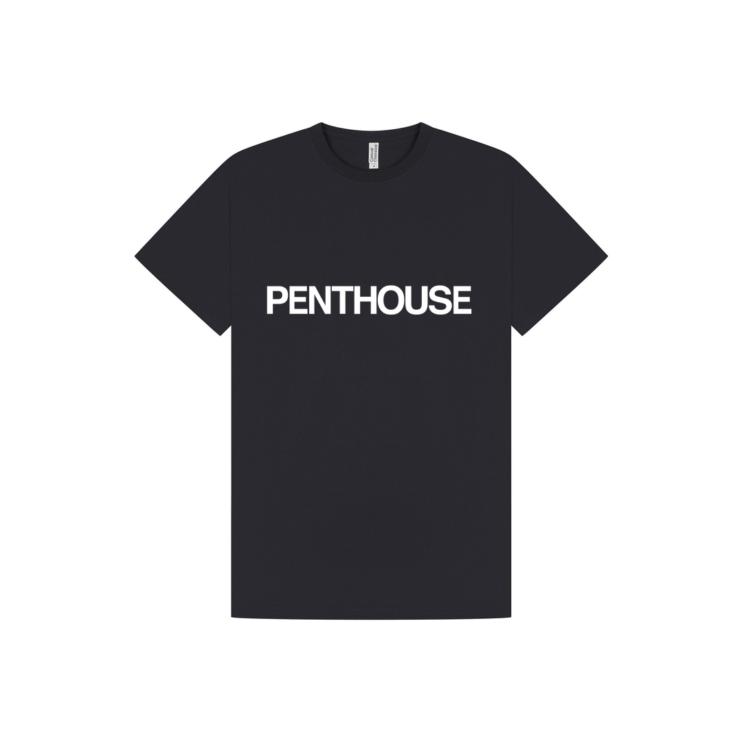 Navy Printed T-shirt Front