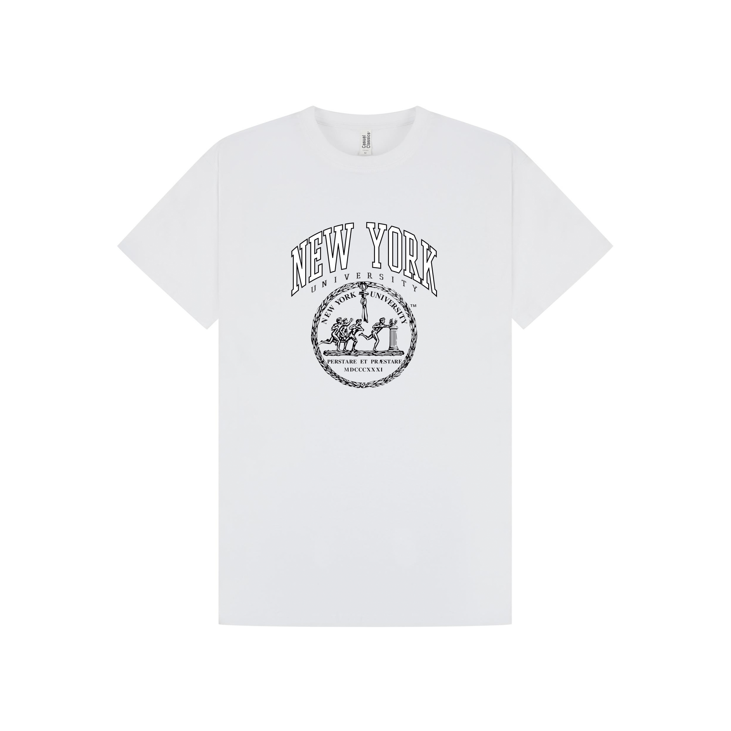 White Printed T-shirt Front