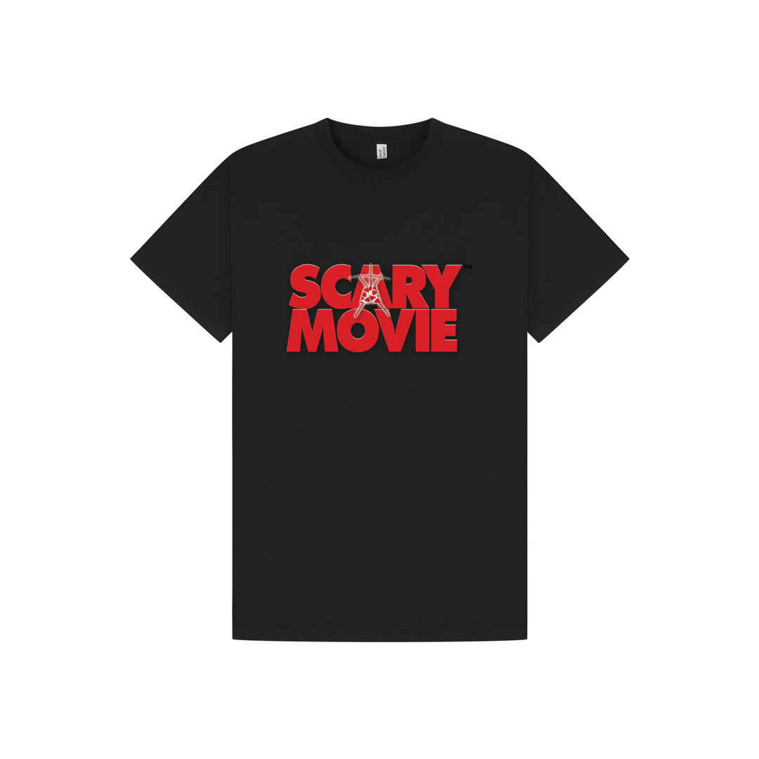 Black Printed T-shirt Front