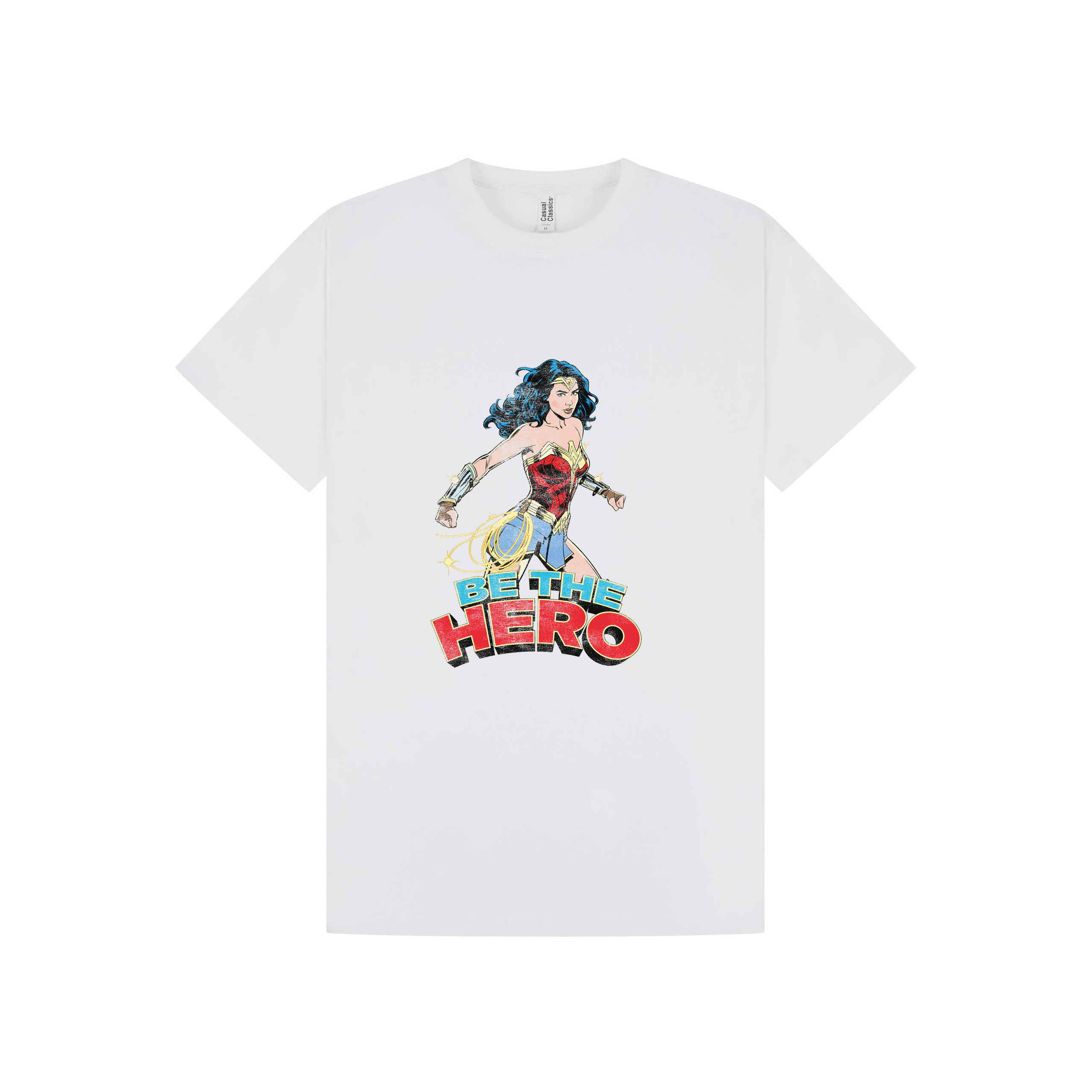 White Printed T-shirt Front