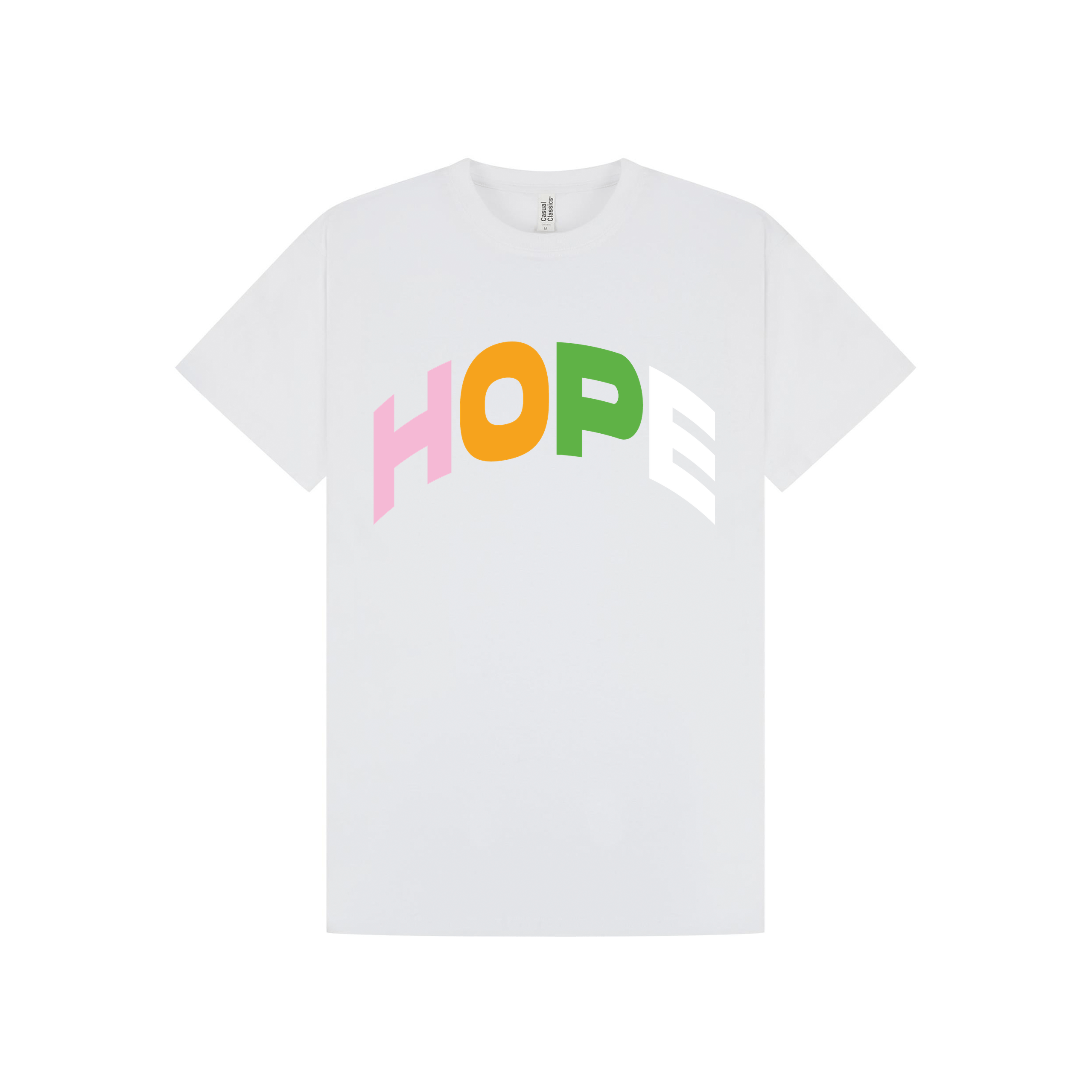 White Printed T-shirt Front