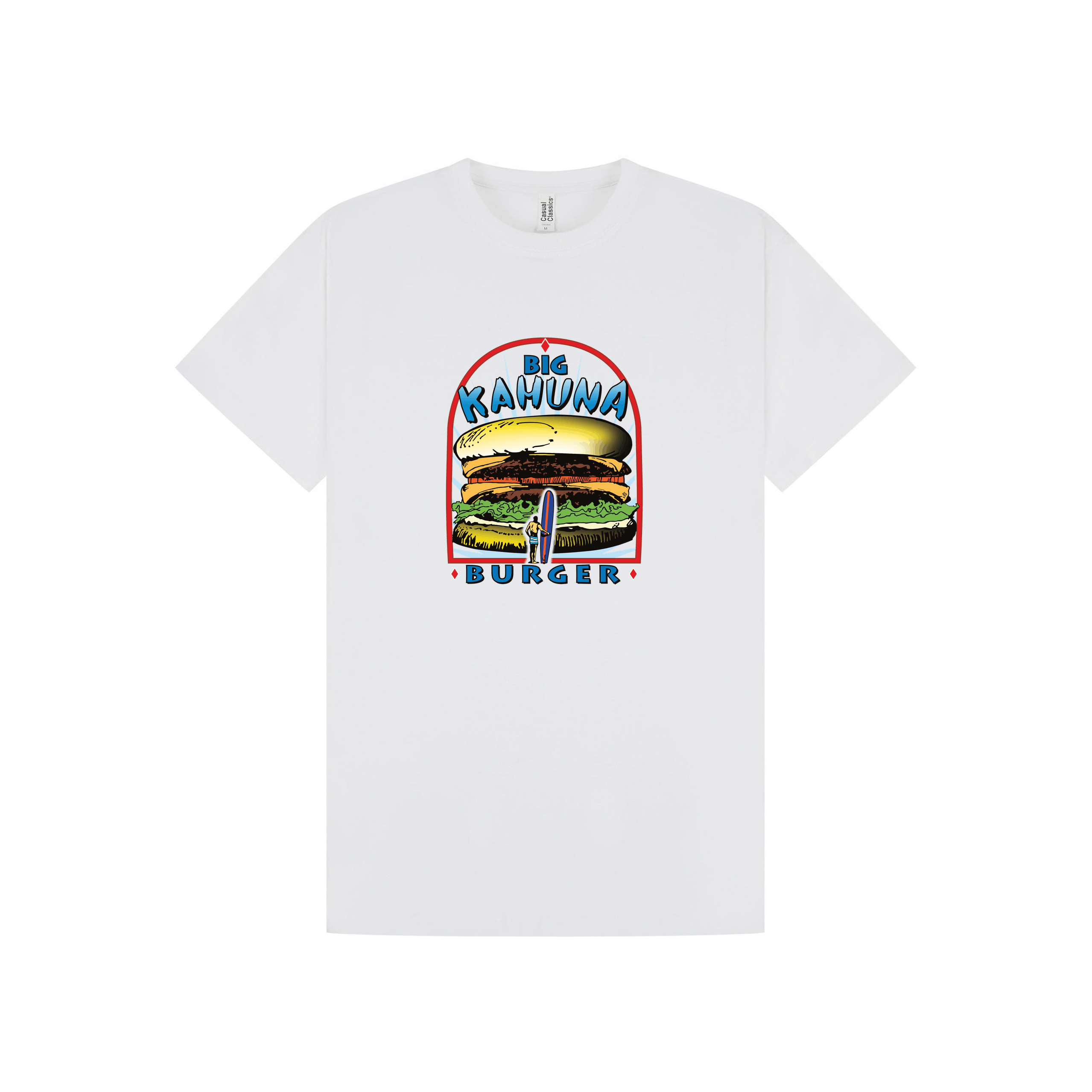 White Printed T-shirt Front