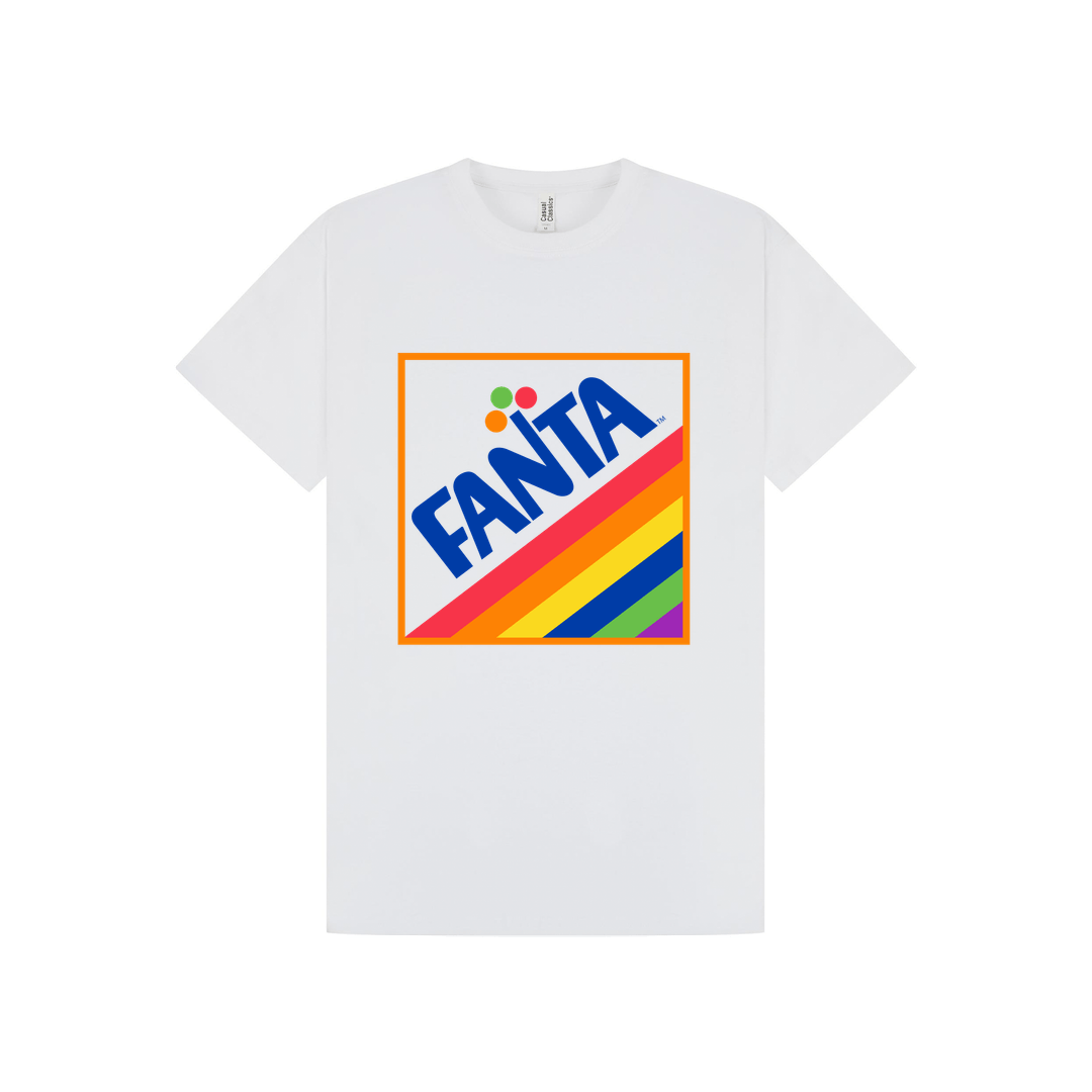 White Printed T-shirt Front