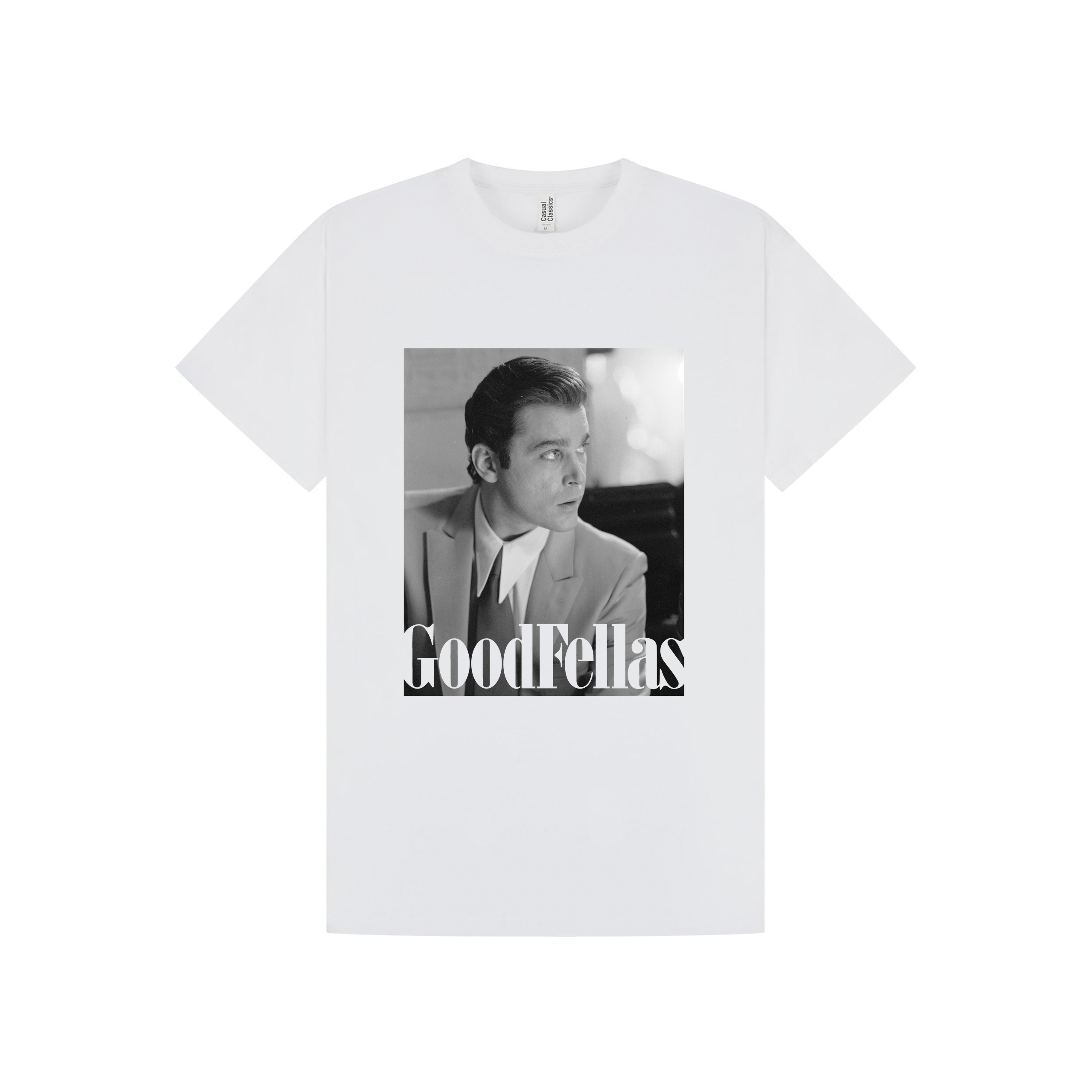 White Printed T-shirt Front