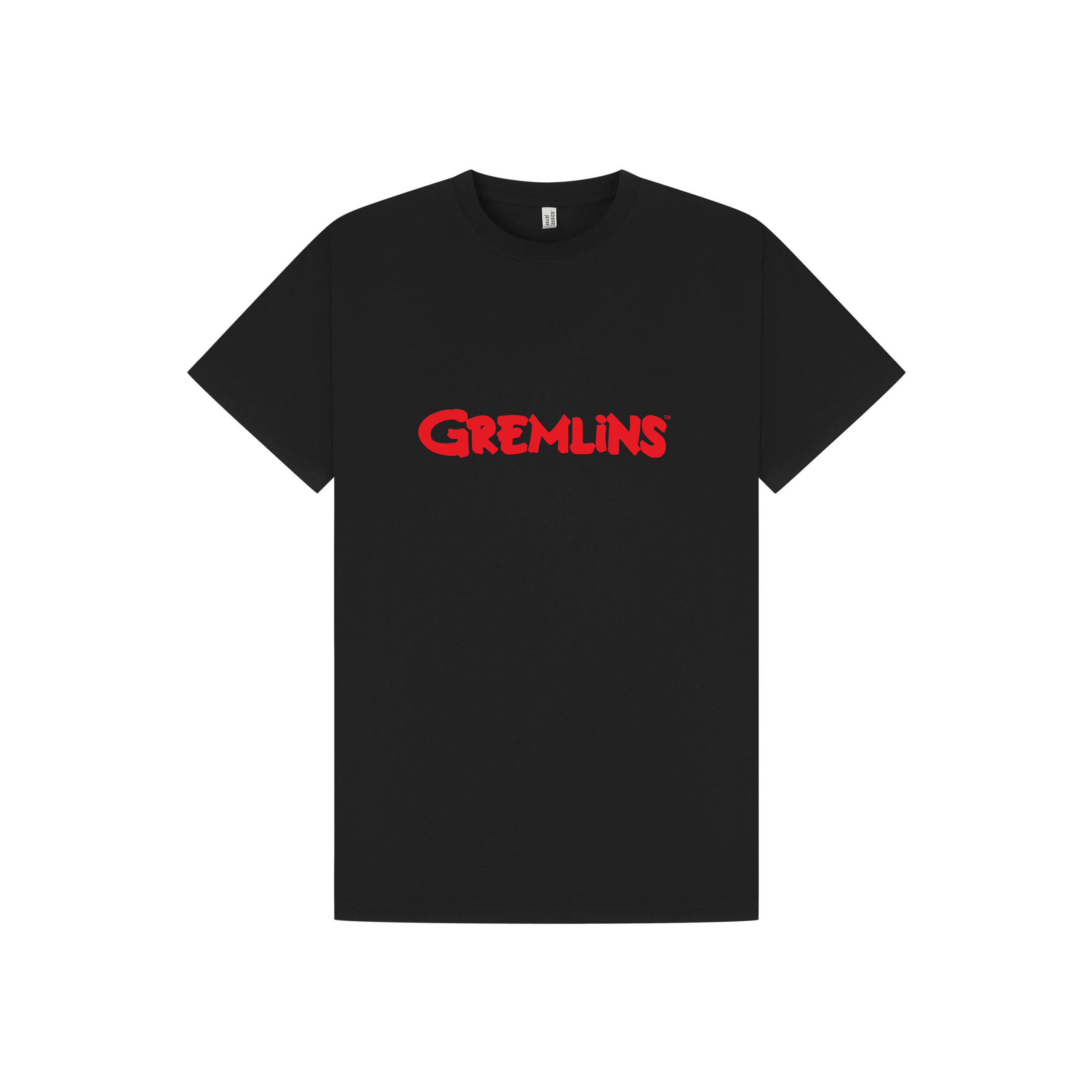 Black Printed T-shirt Front