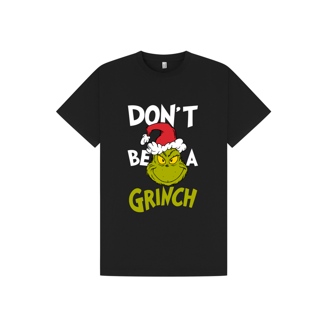 Black Printed T-shirt Front