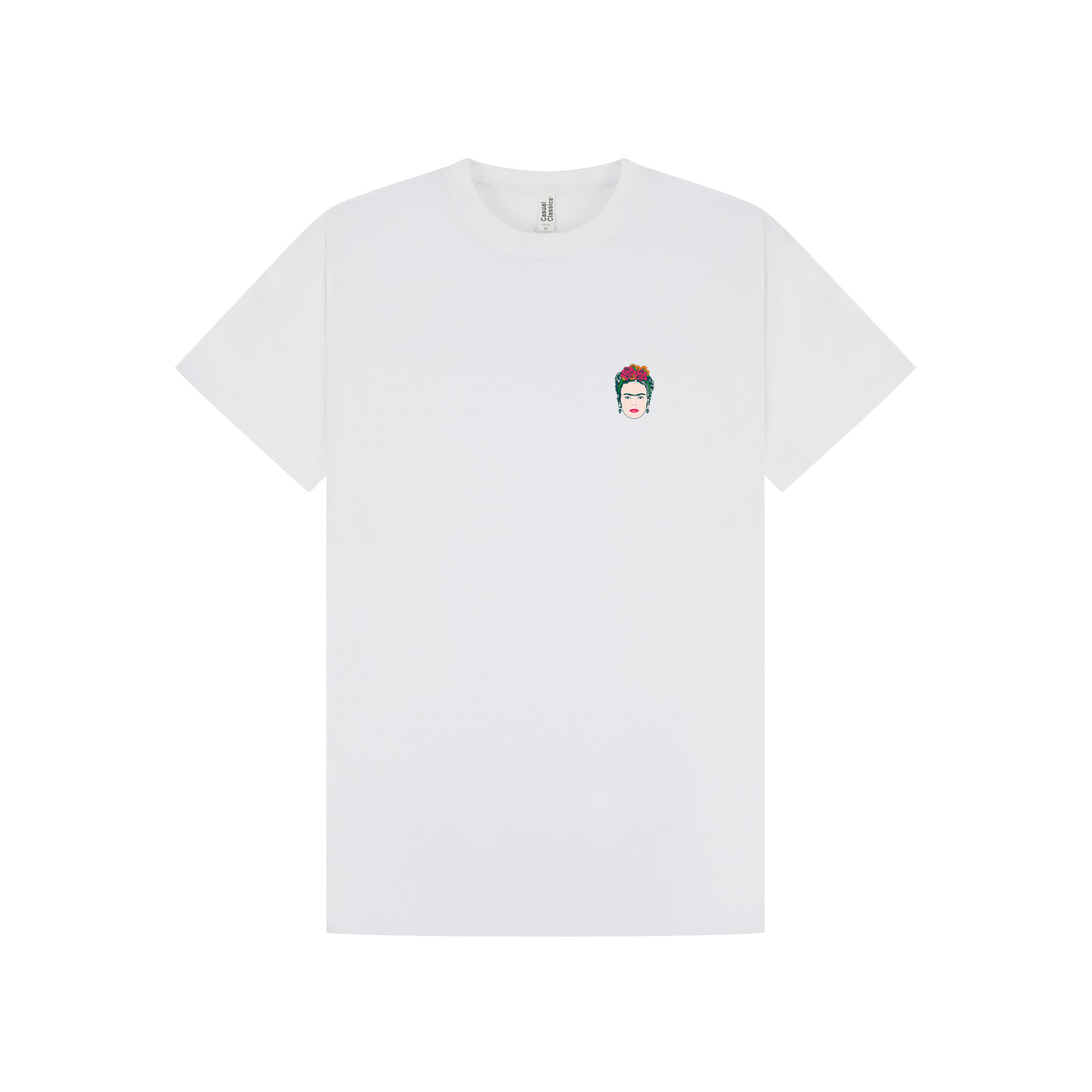 White Printed T-shirt Front