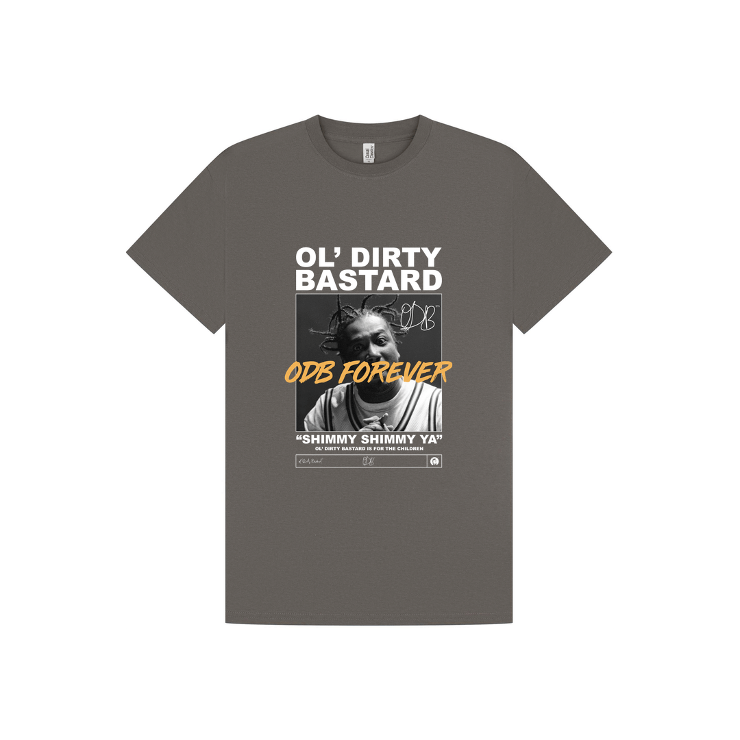 Charcoal Printed T-shirt Front