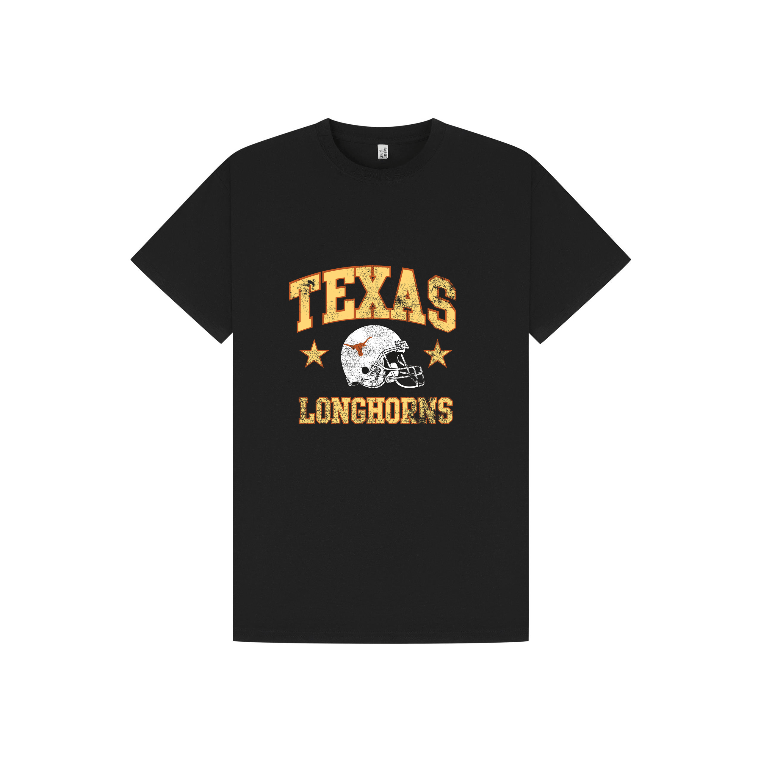 Black Printed T-shirt Front