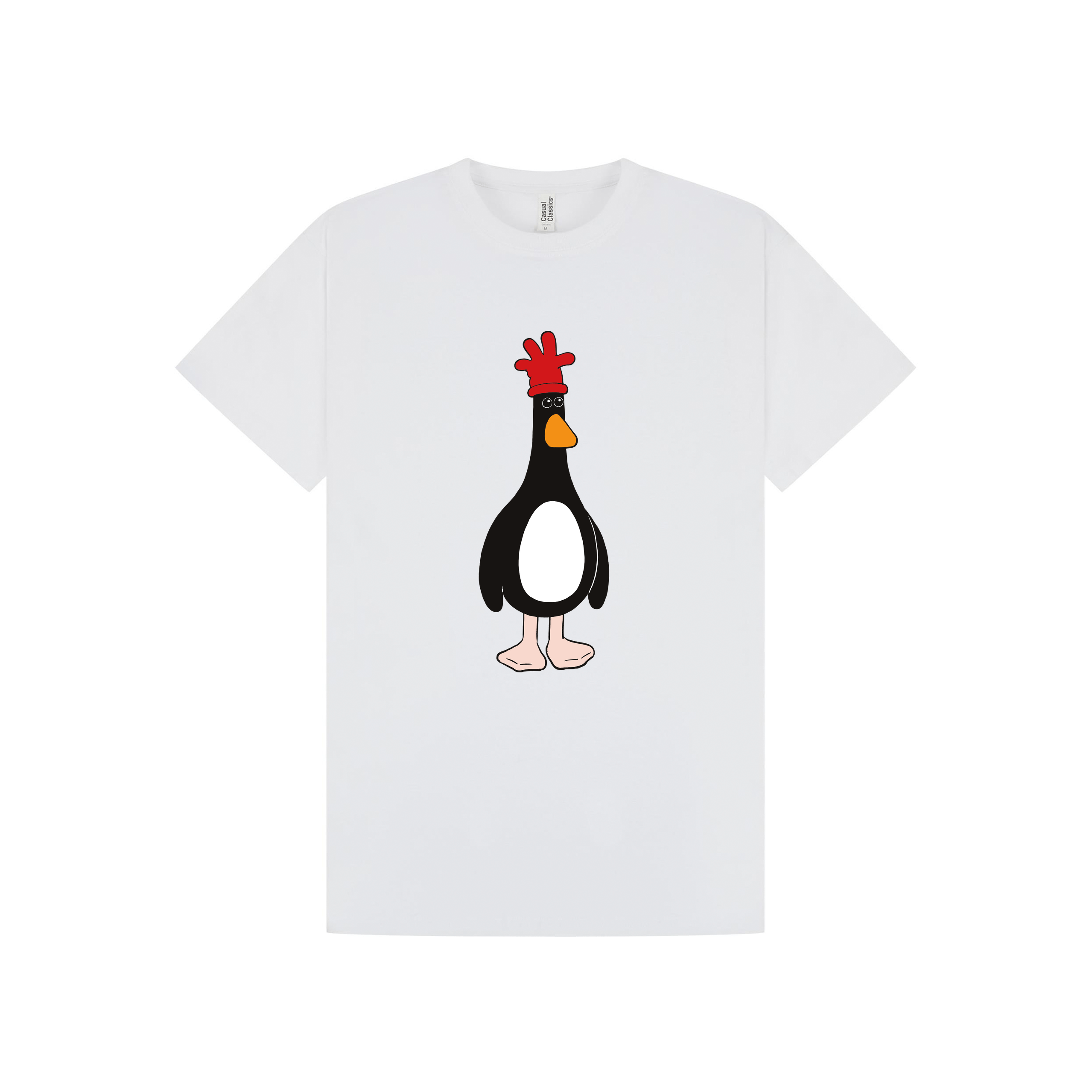 White Printed T-shirt Front