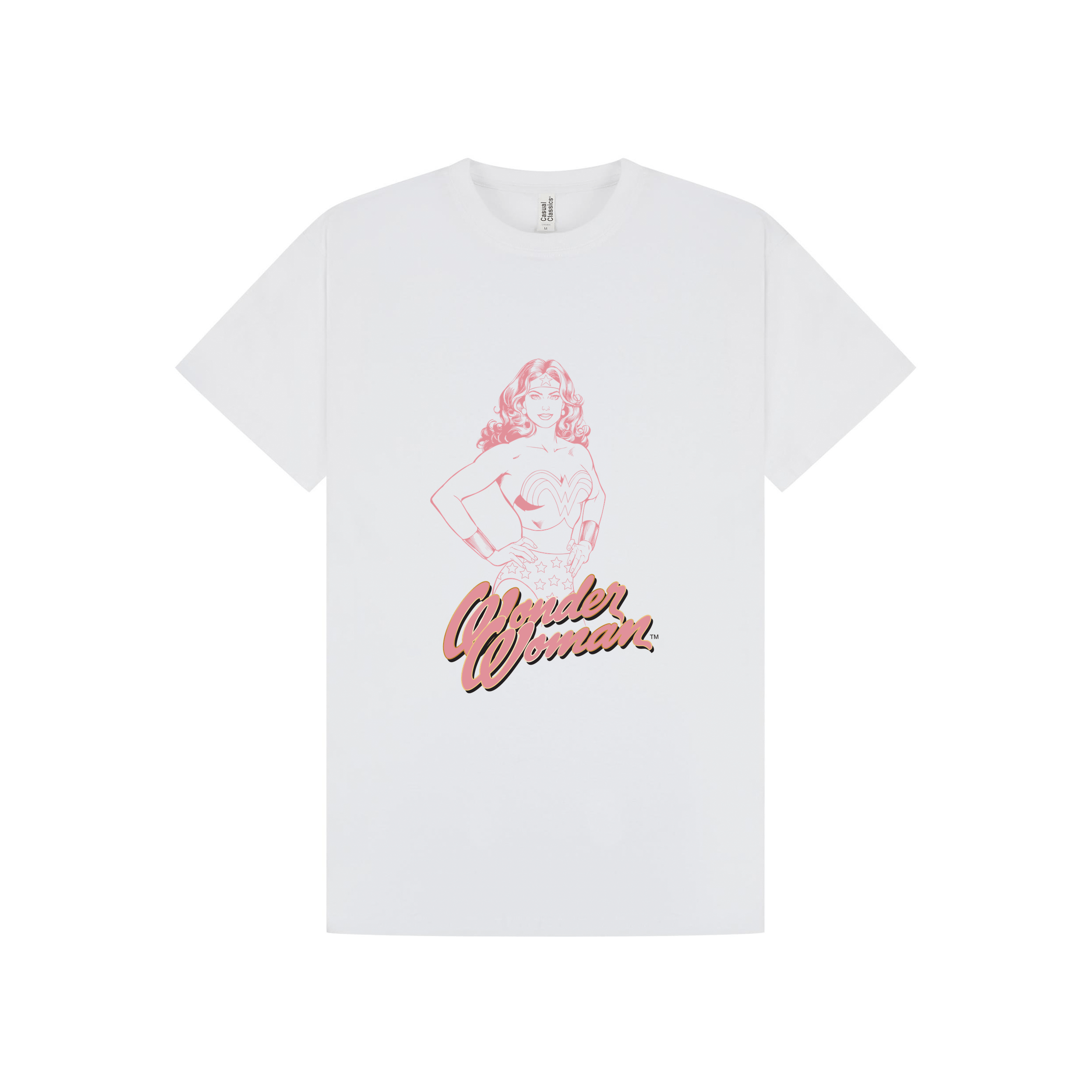 White Printed T-shirt Front
