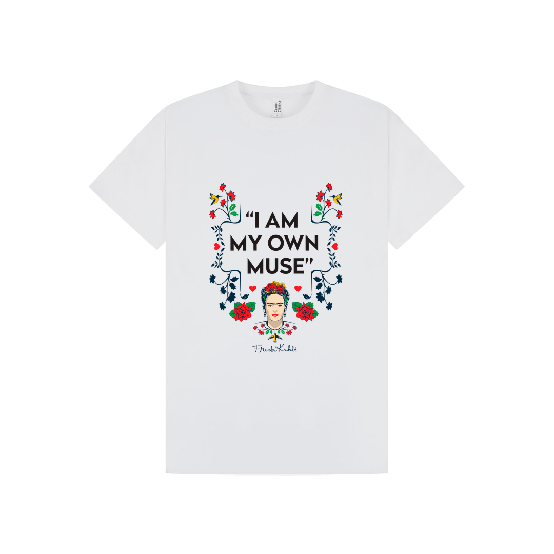 White Printed T-shirt Front