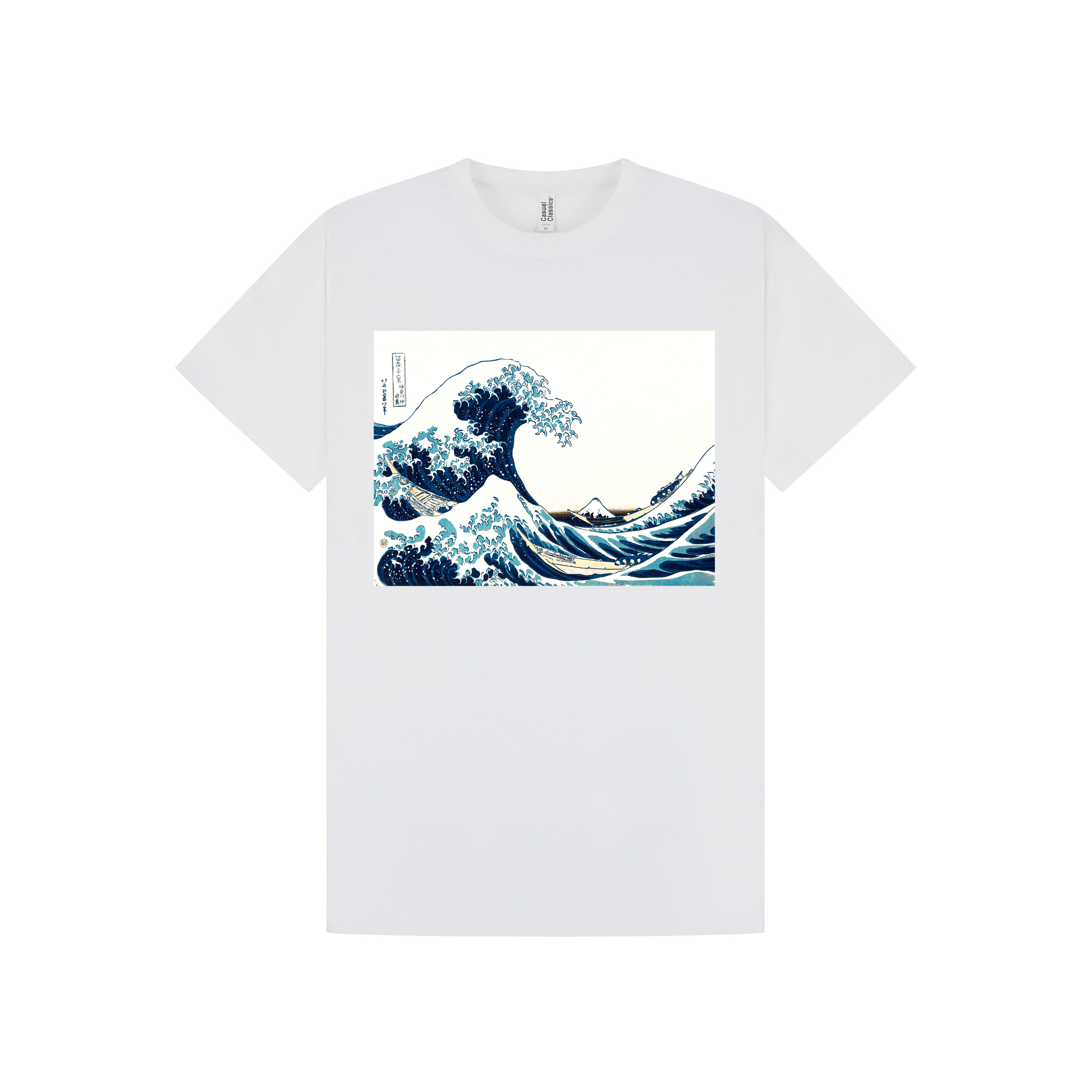 White Printed T-shirt Front